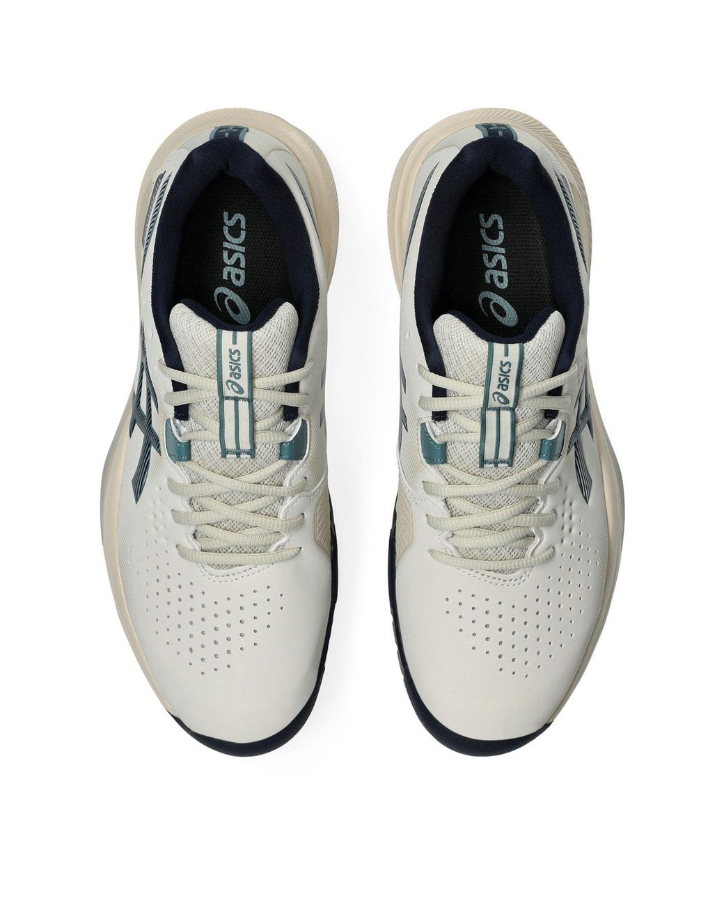 Asics White Tennis Shoes for men