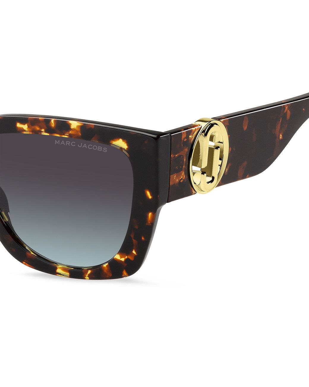 Marc Jacobs Black Square Round Sunglasses