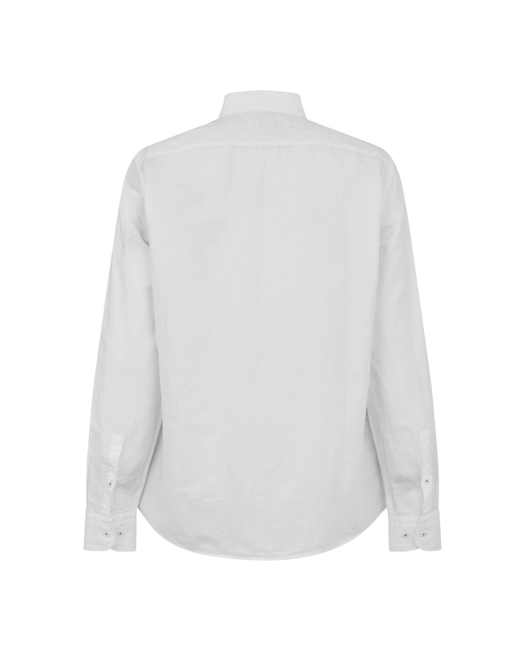 Boss White C-Halc4 Linsht Long Sleeve Kent Collar Shirt for men
