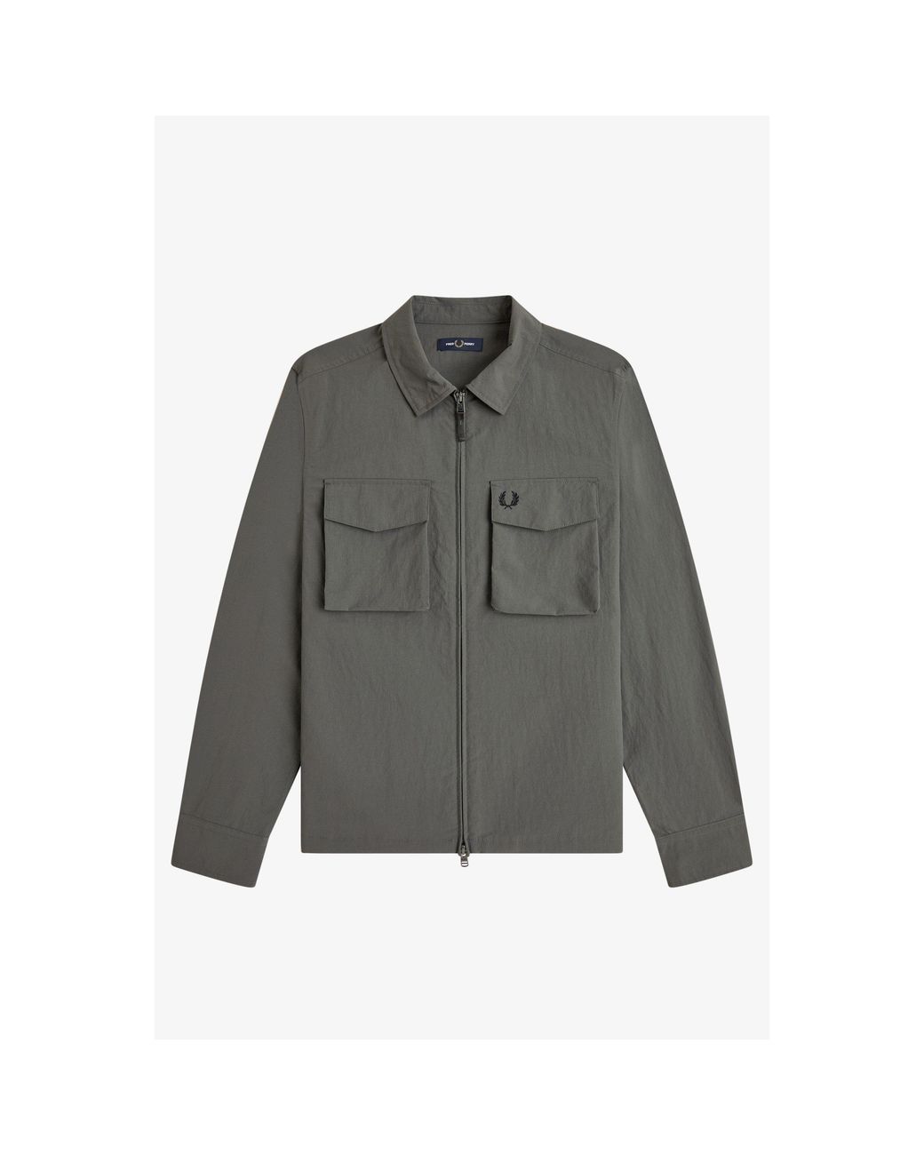 Fred Perry Gray Overshirt for men