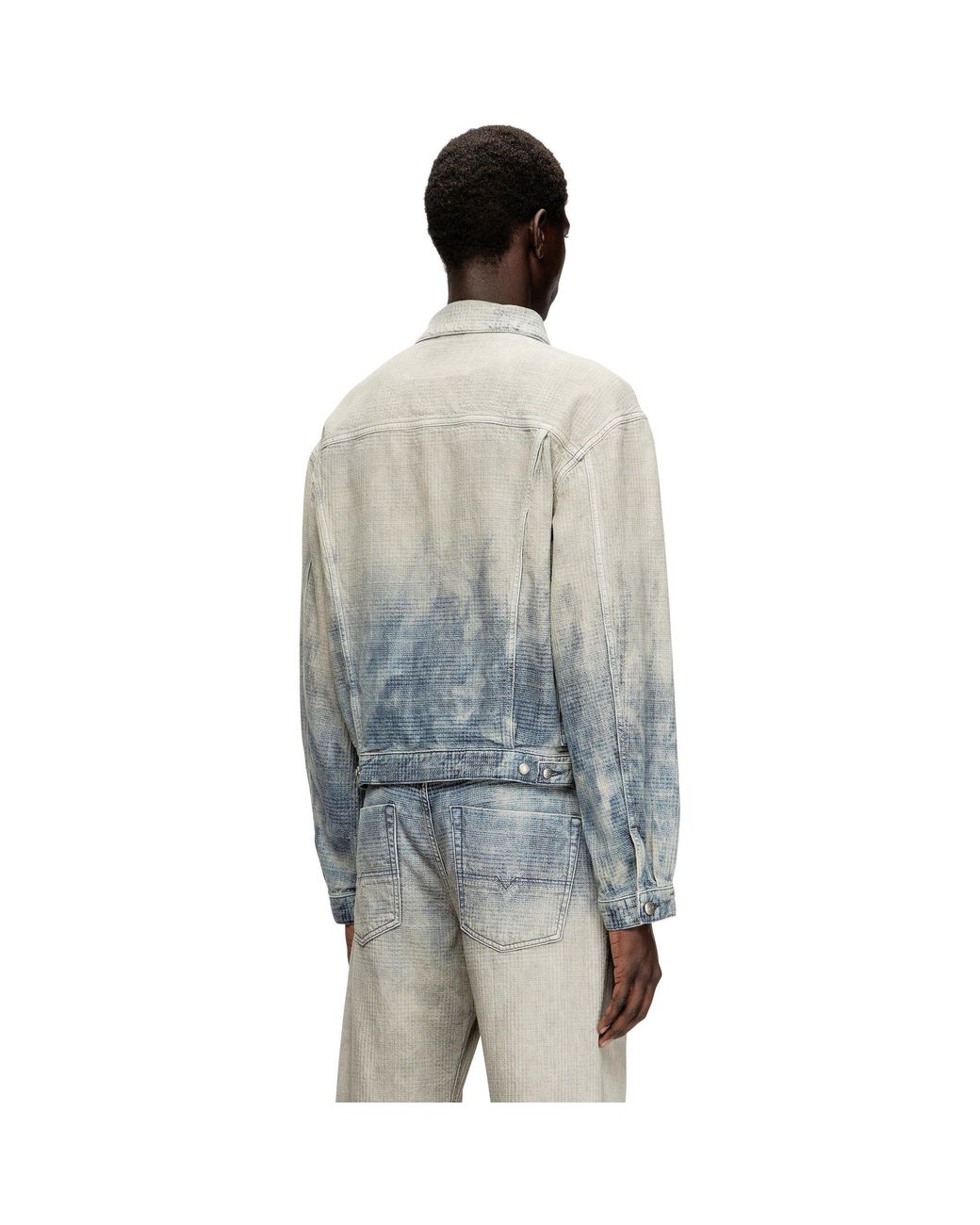 DIESEL Blue Denim Jacket for men