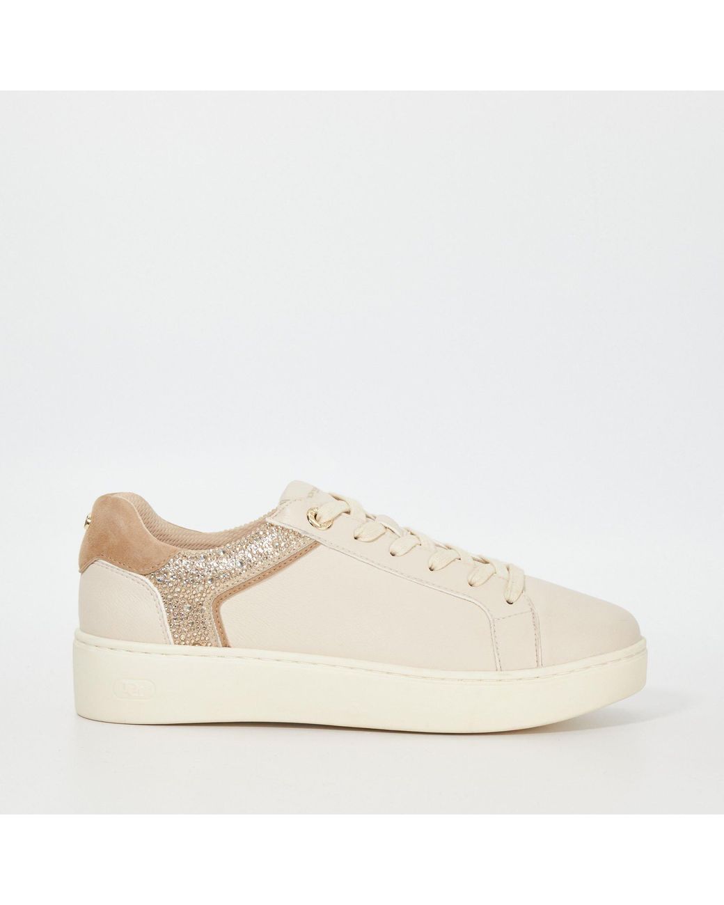 Dune Natural Elli Low-Top Trainers
