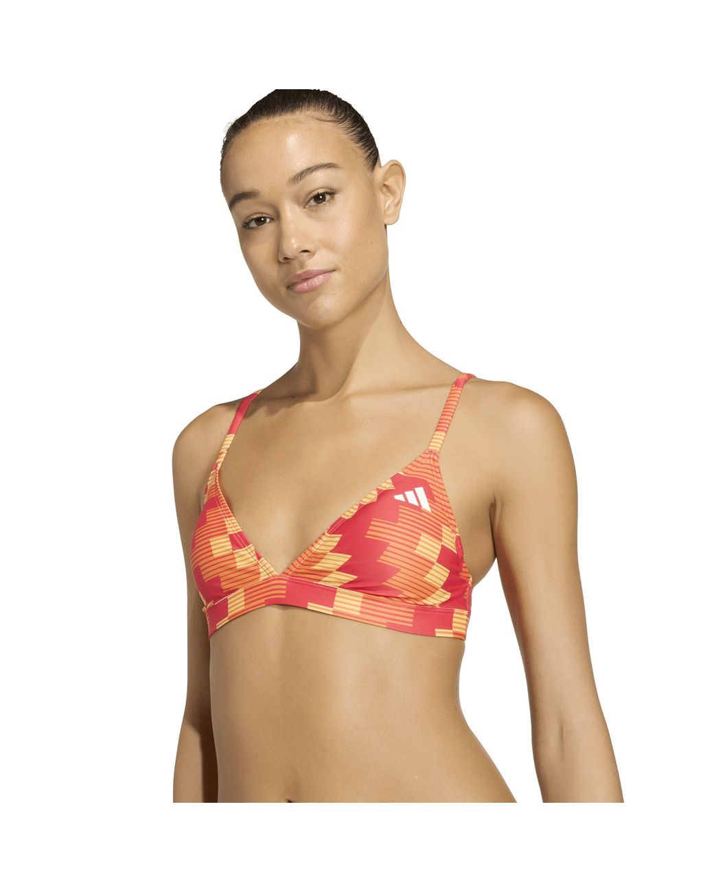 Adidas Red Two Piece Swimsuit