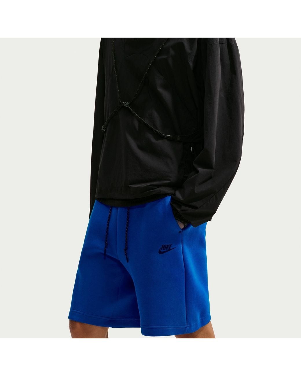 Nike Blue Sportswear Tech Fleece Shorts for men