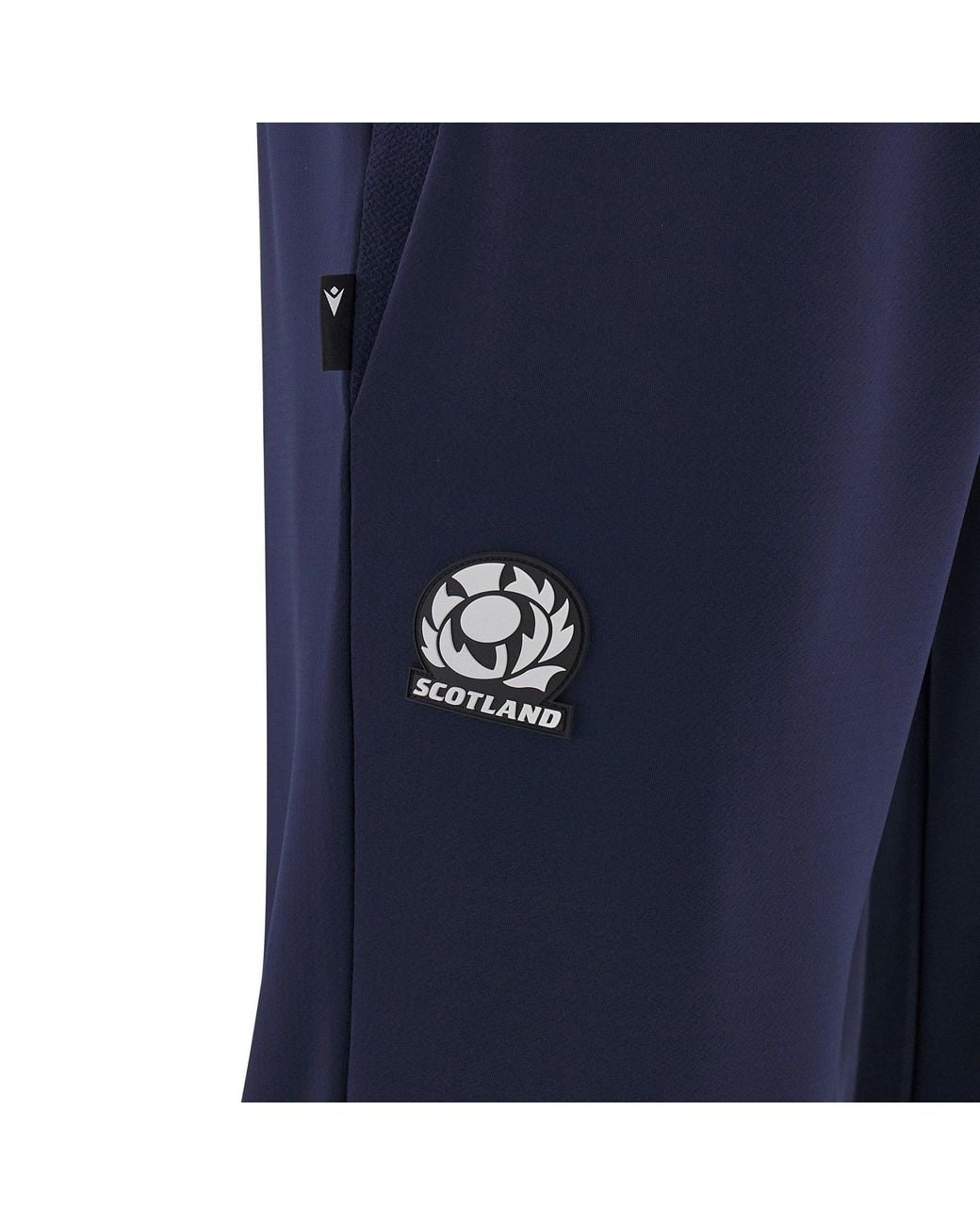 MACRON Blue Scotland Rugby Union Tracksuit Bottoms 2024 for men