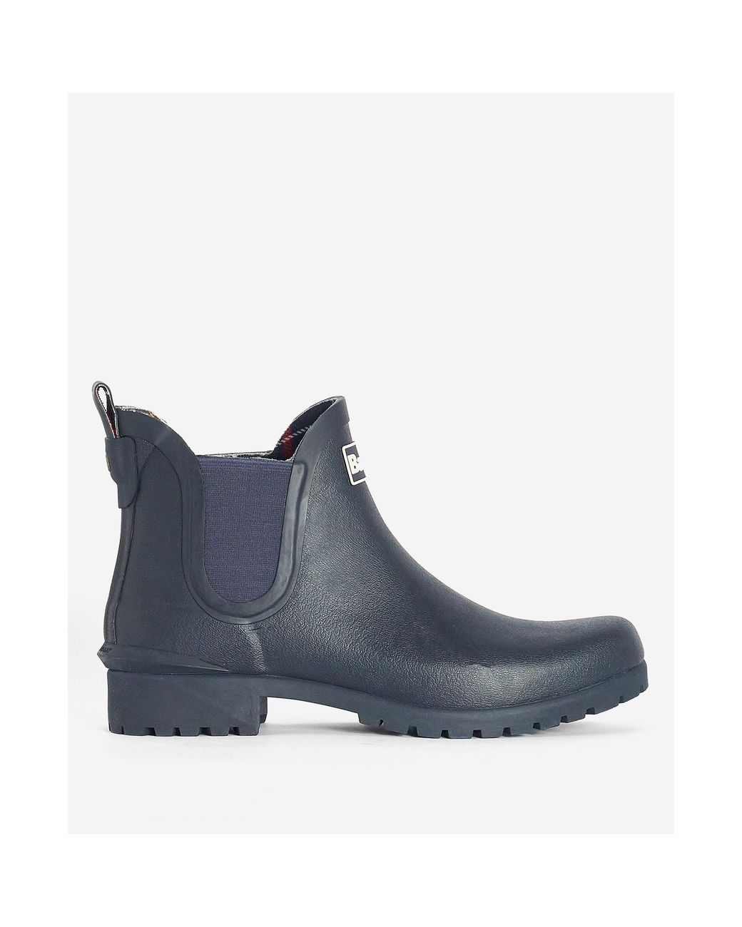 Barbour Blue Wilton Chelsea Wellington Boots