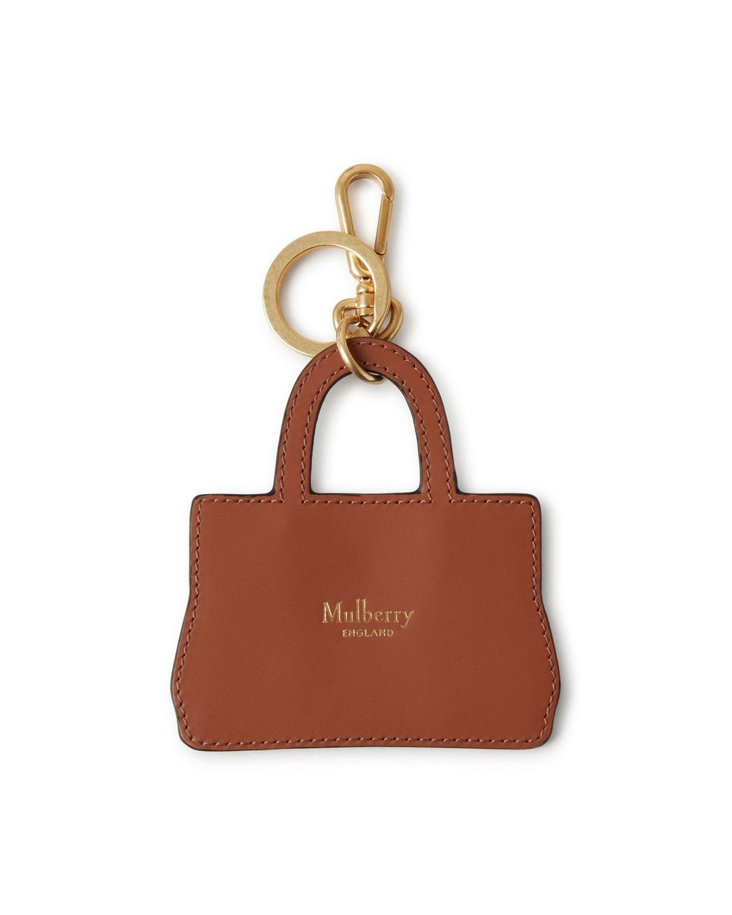 Mulberry Brown Bayswater Keyring