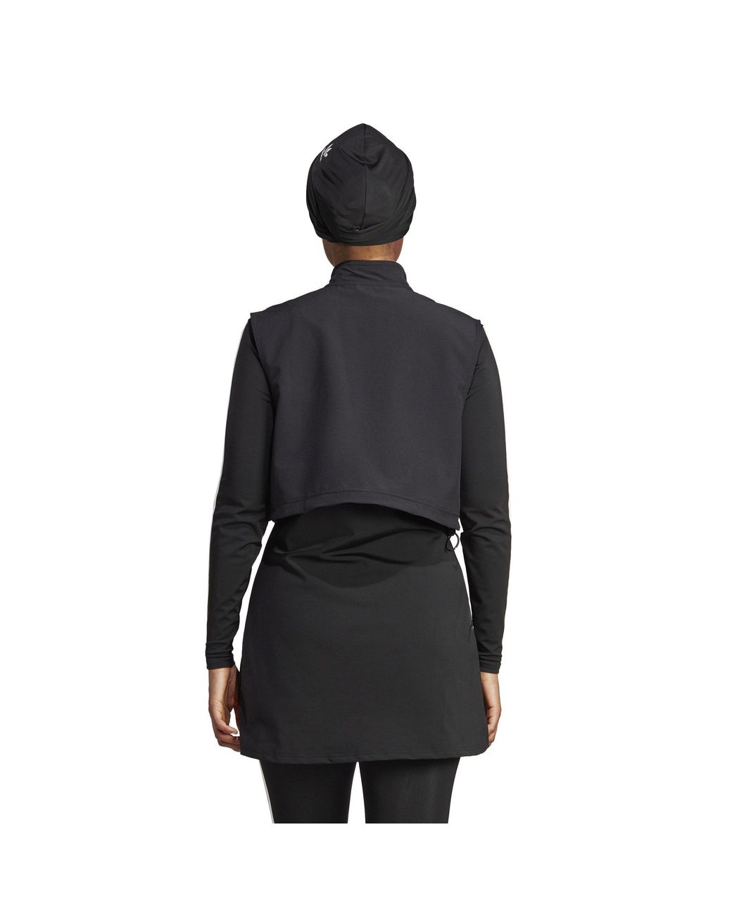 Adidas Originals Black Adidas Adicolor Full-Cover Wear Top