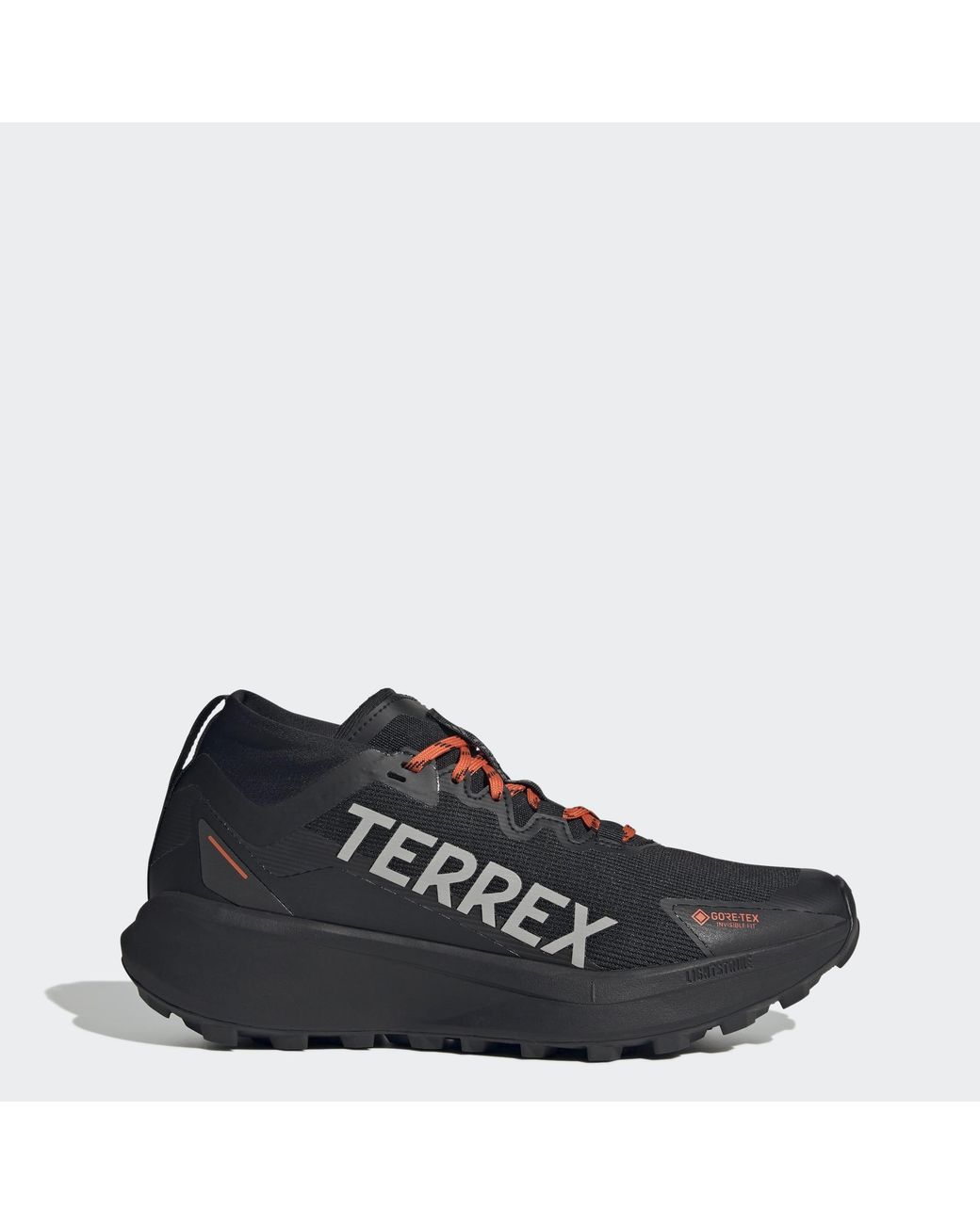 Adidas Blue Agravic Gore-Tex Trail Running Shoes for men