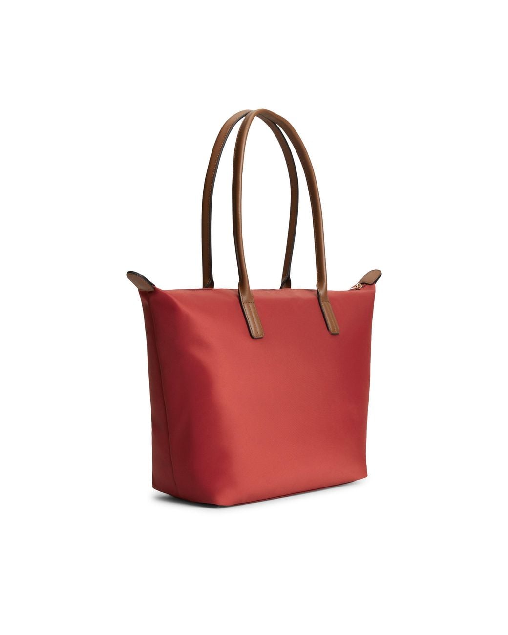 Tommy Hilfiger Red Popette Tote Bags