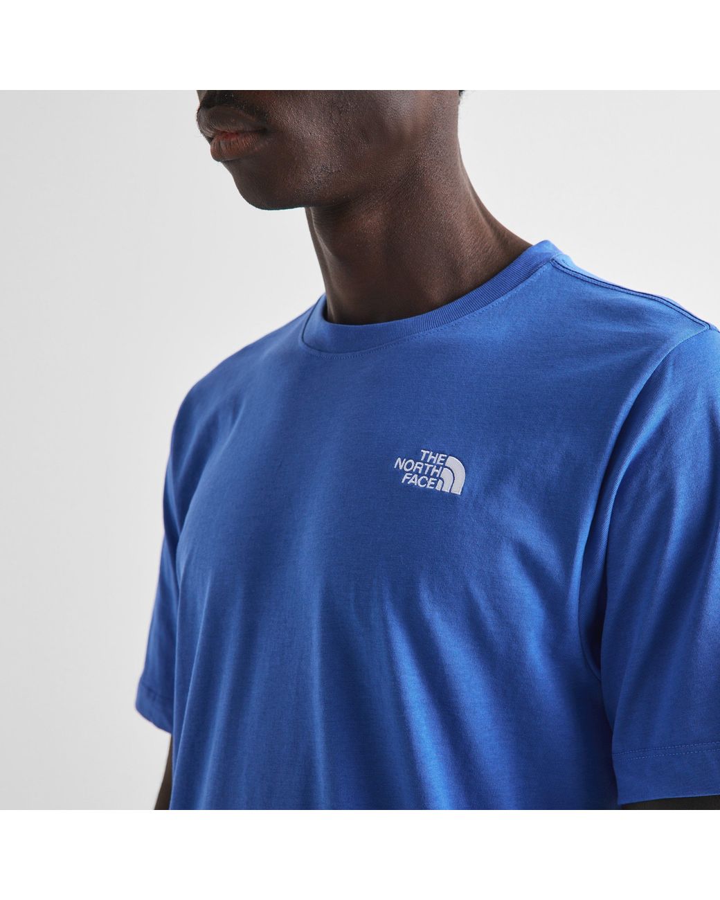 The North Face Blue Regular Fit Simple Dome T-Shirt for men