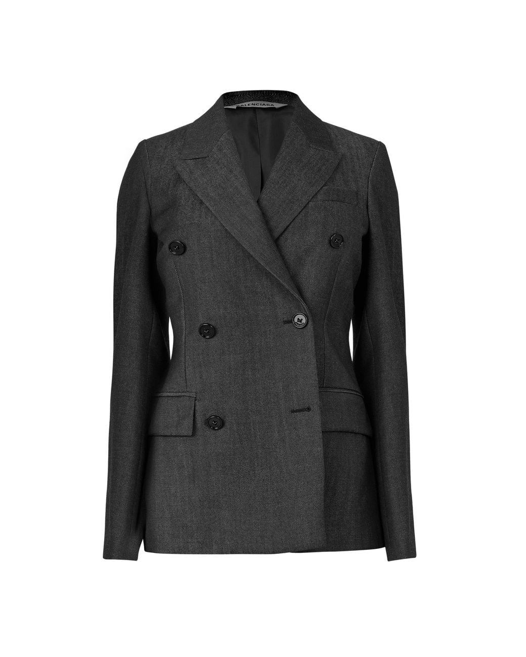Balenciaga Black Bal Dbl Brst Blazer Ld64