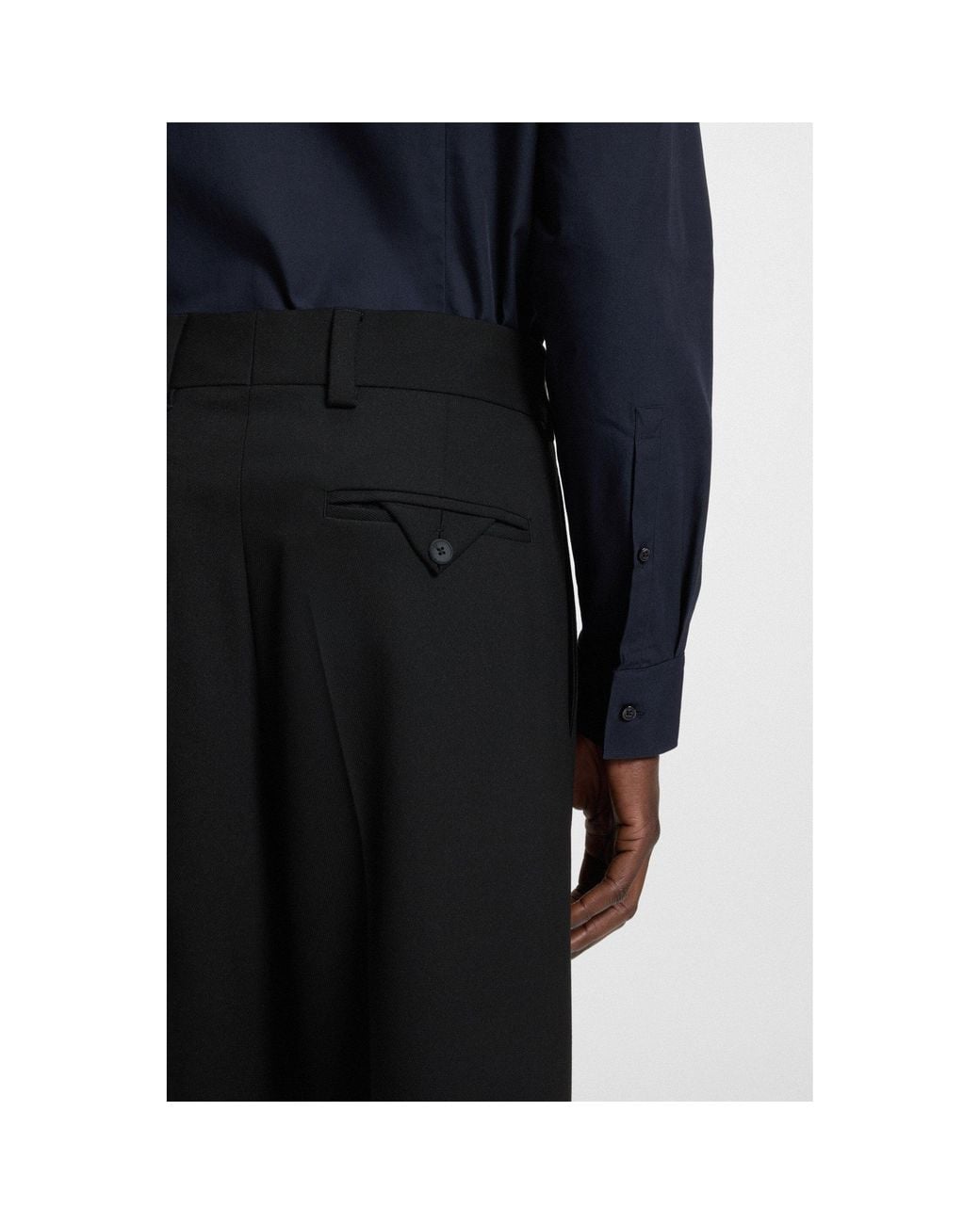 HUGO Blue Precision Long-Sleeve Shirt for men