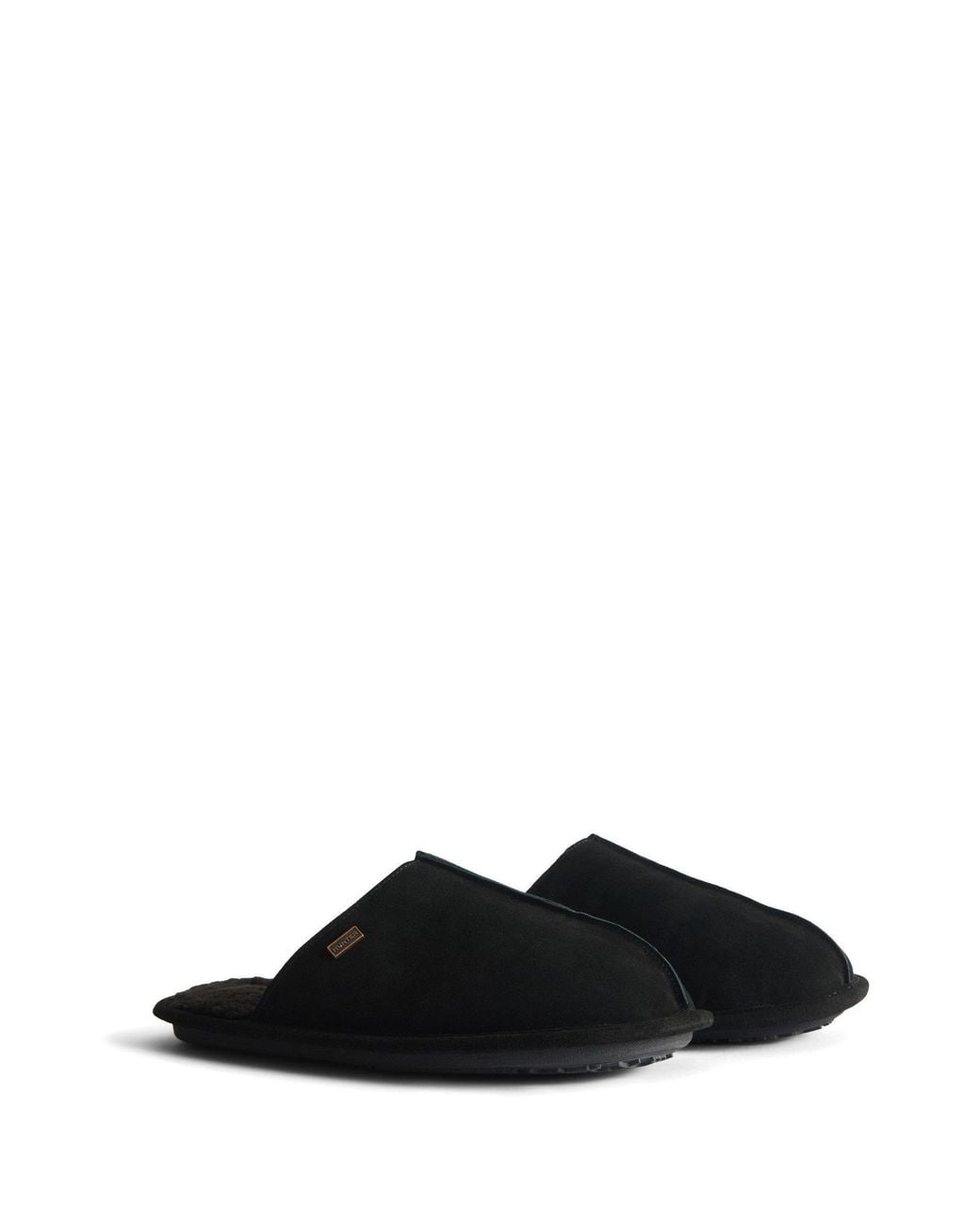 Hunter Black Mule Slipper for men