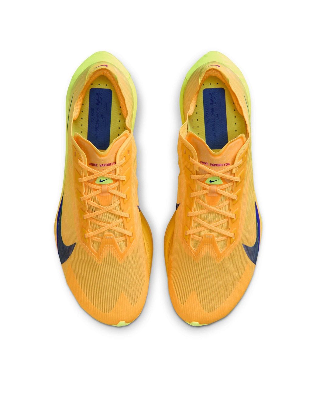 Nike Yellow Vaporfly 4 Running Shoes for men