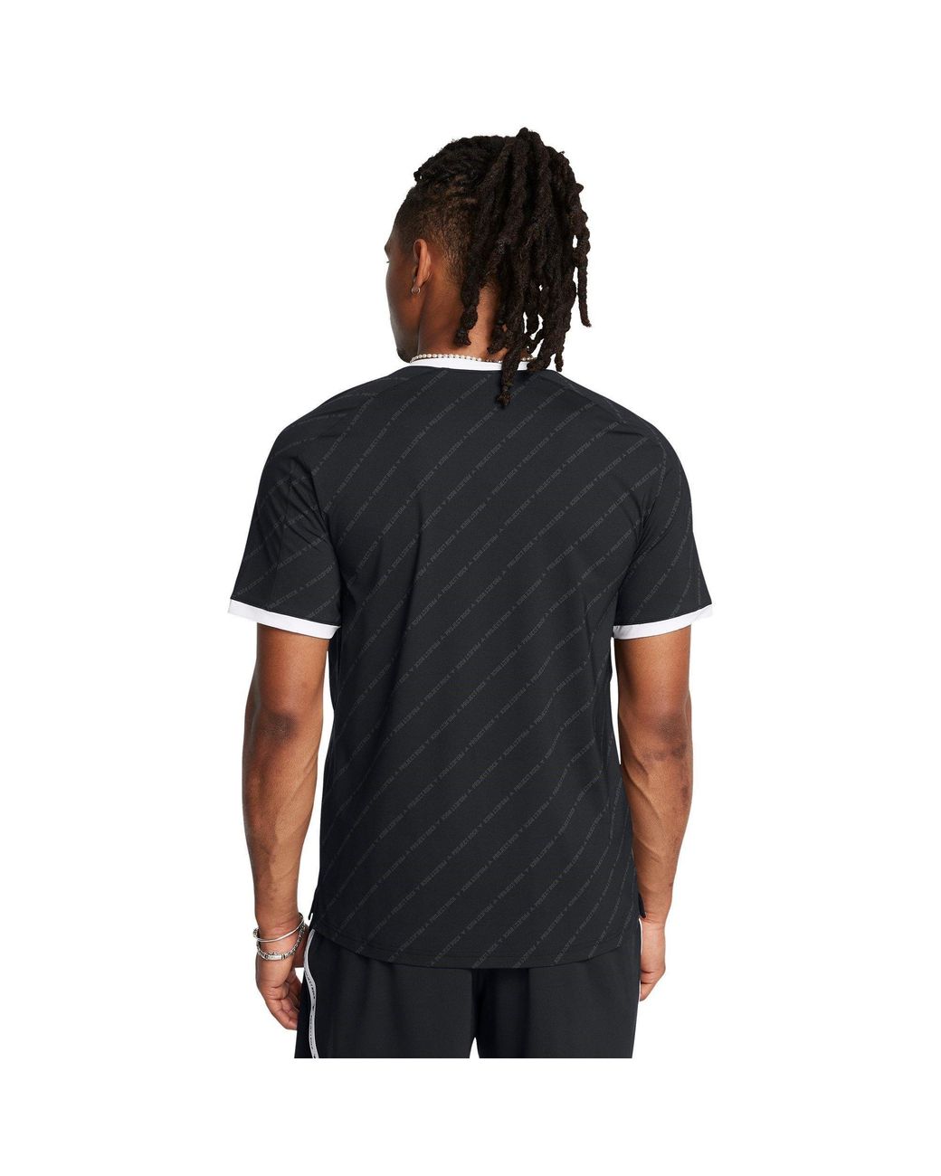Under Armour Black Regular Fit Rugby T-Shirt for men