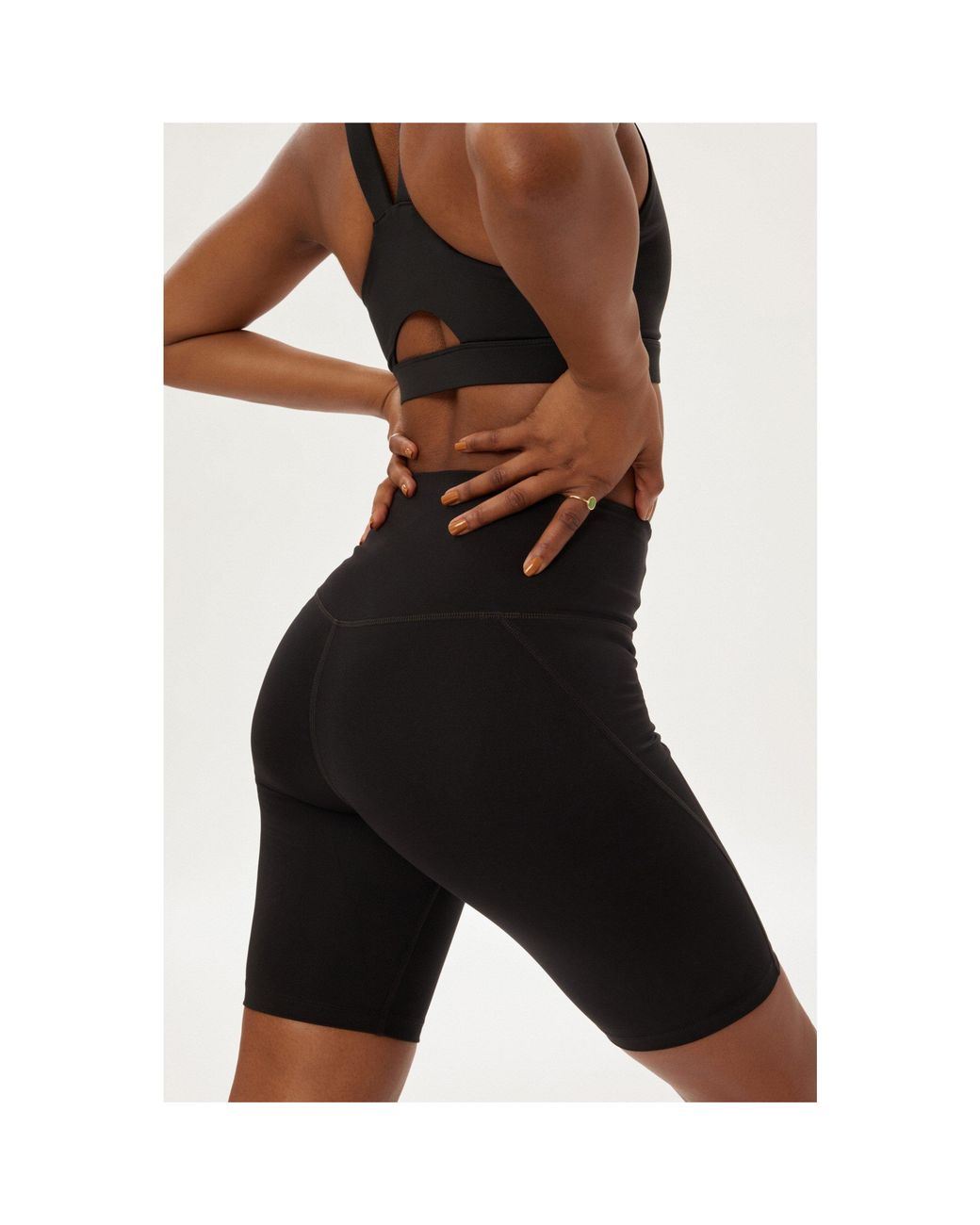 GIRLFRIEND COLLECTIVE Blue Comp Cycling Shorts