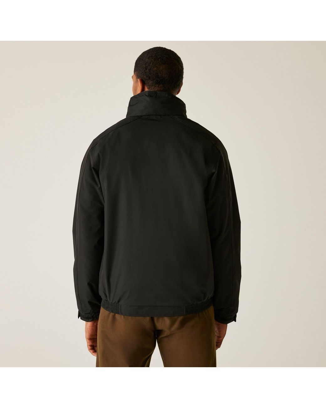 Regatta Black Dover Fleece Lined Waterproof Insulated Bomb for men
