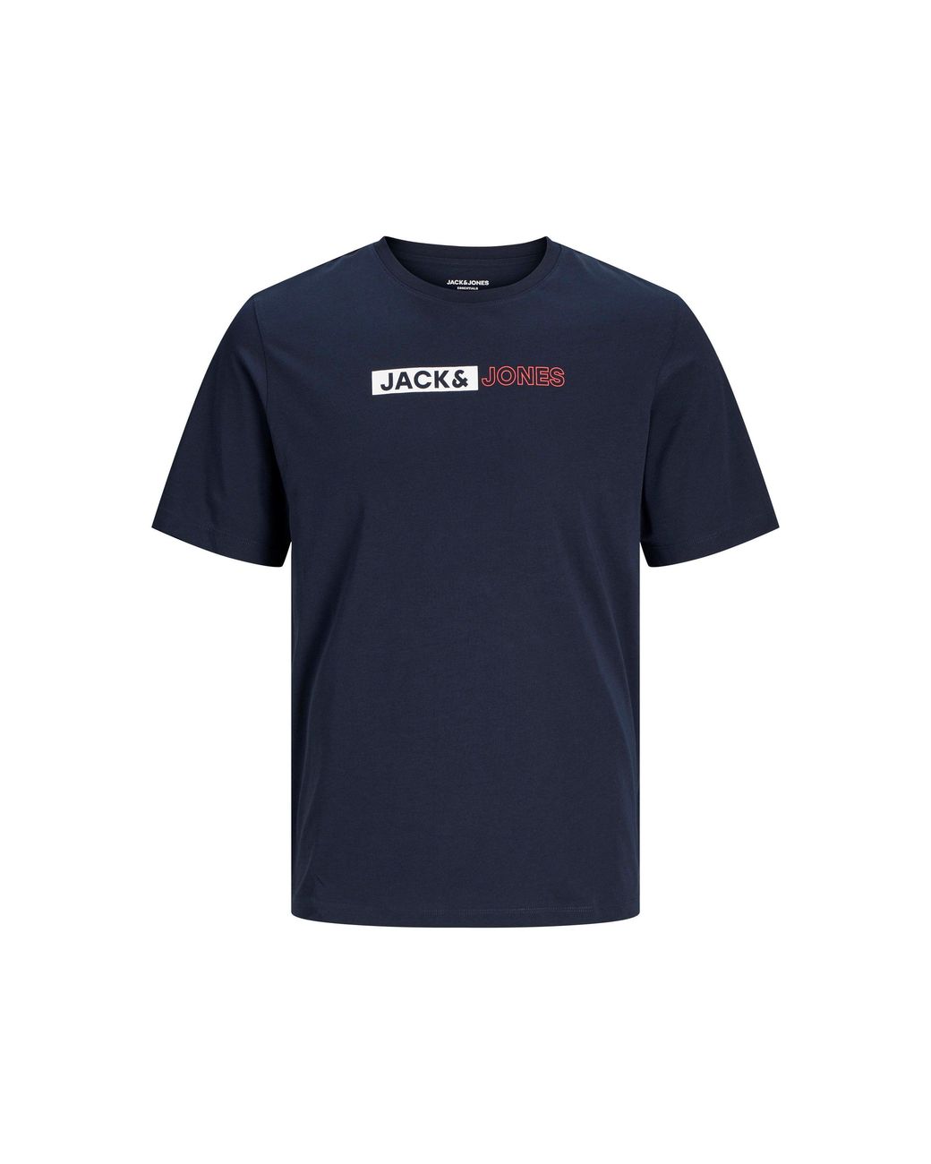 Jack & Jones Blue Jack Corp Logo T-Shirt Plus Size for men
