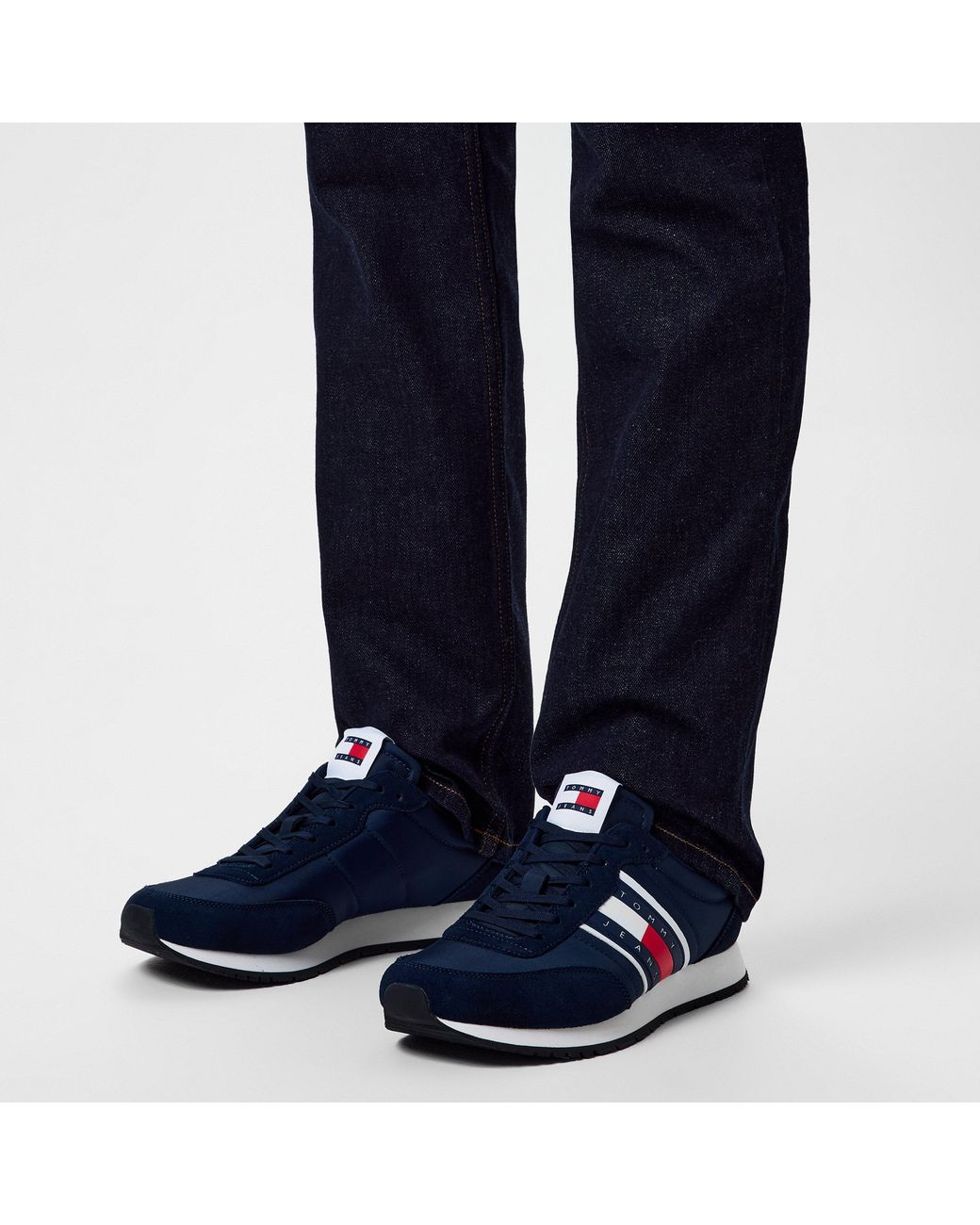 Tommy Hilfiger Blue Runner Casual Ess Trainers for men