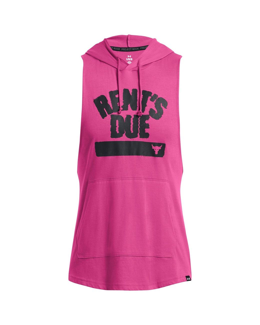 Under Armour Pink Performance Gym Vest for men