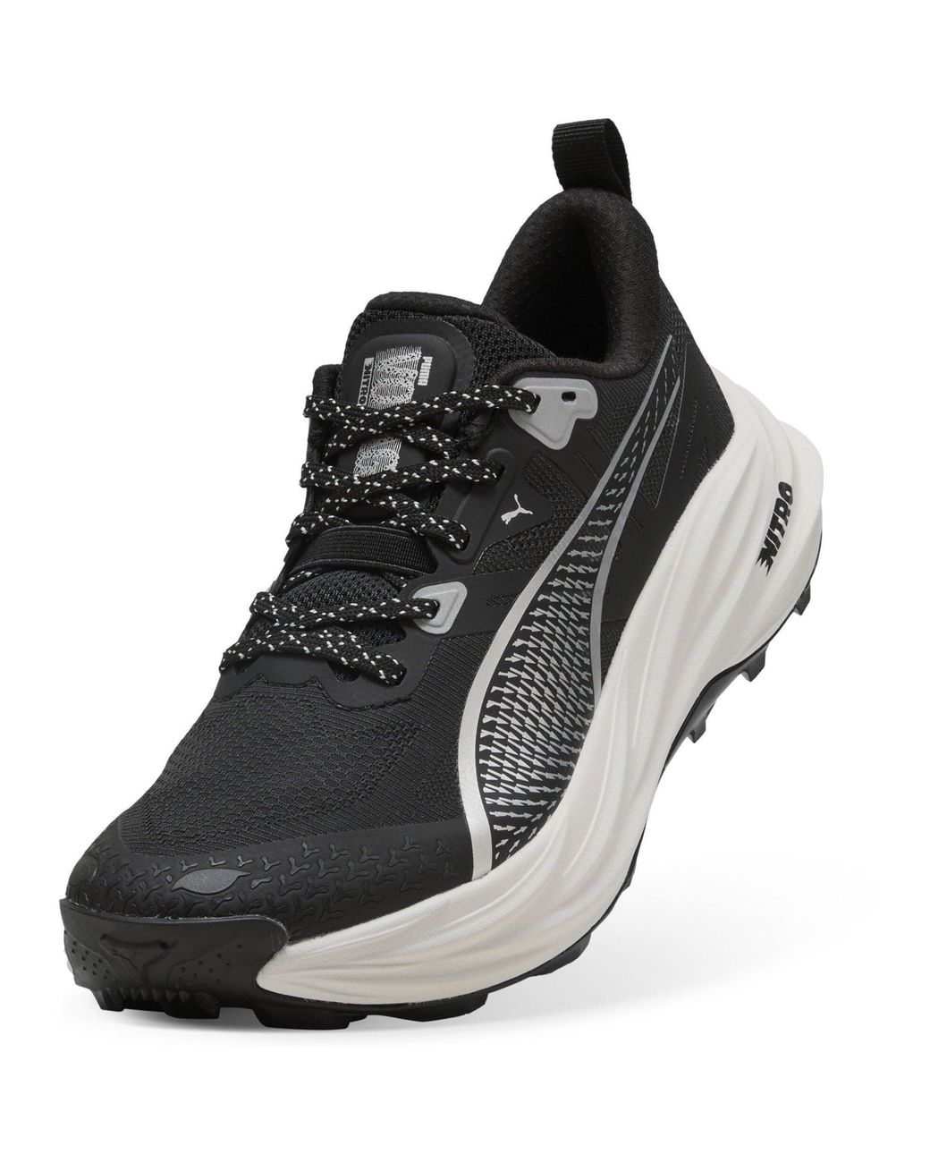 PUMA Black Voyage Nitro 4 Off Road Trail Running Shoes