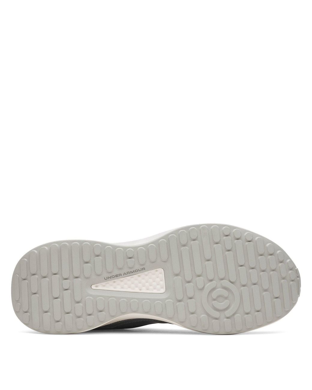 Under Armour Gray Edge Leather Low-Top Trainers for men