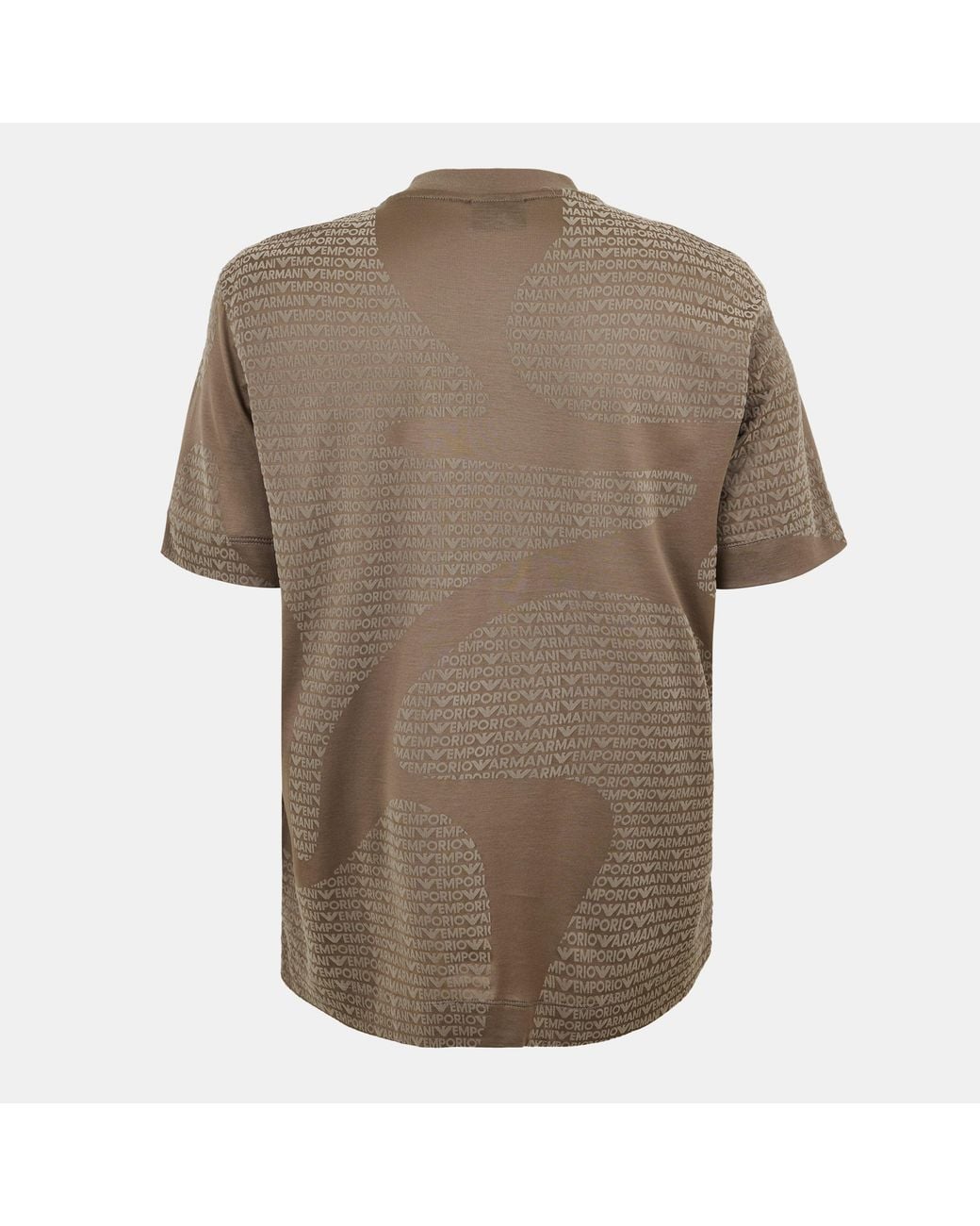 Emporio Armani Brown Regular Fit T-Shirt for men