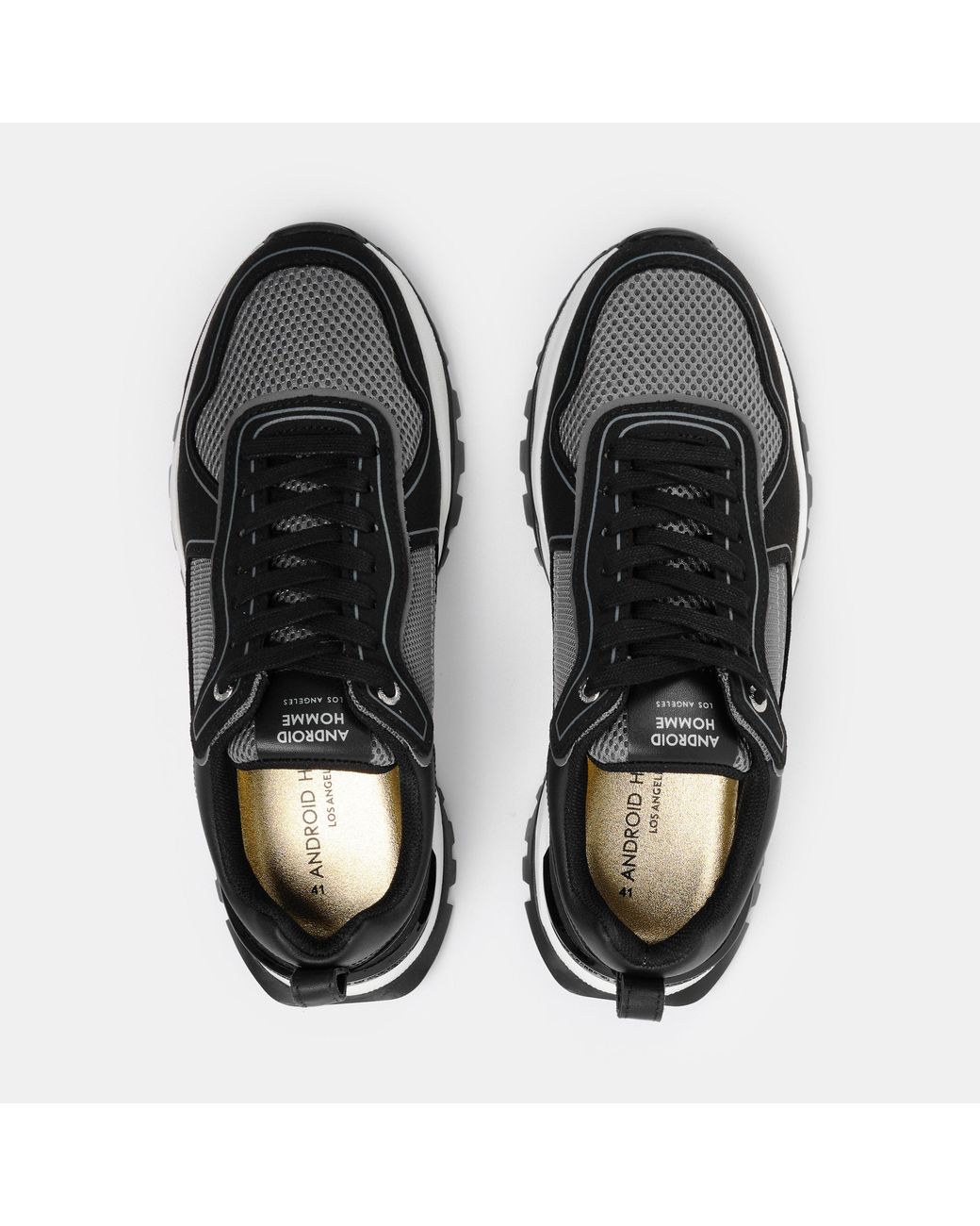 Android Homme Black Leo Carillo Sneakers for men