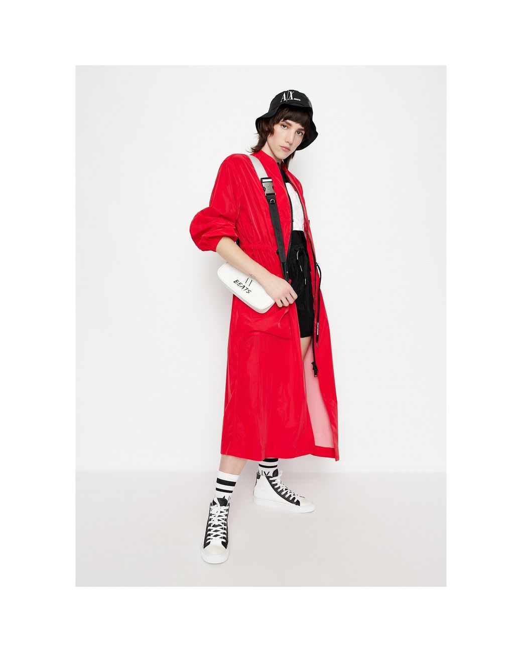 ARMANI EXCHANGE Red Overcoat