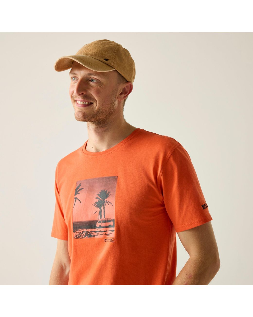 Regatta Orange Cline Ix Breathable T-Shirt for men