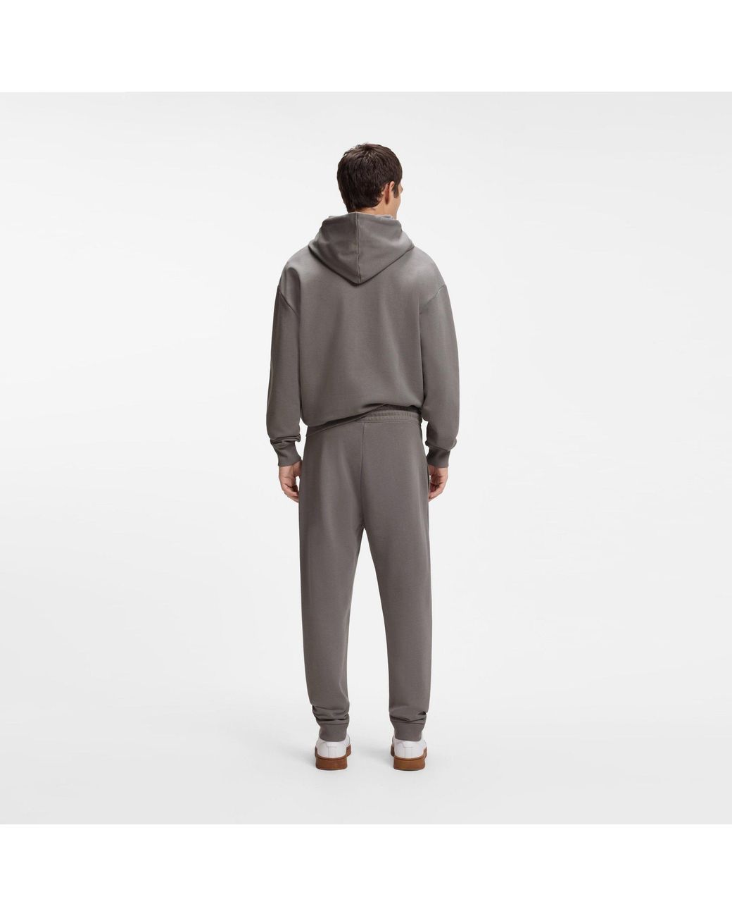 HUGO Gray Jogging Bottoms With Logo Detail (Napin) for men