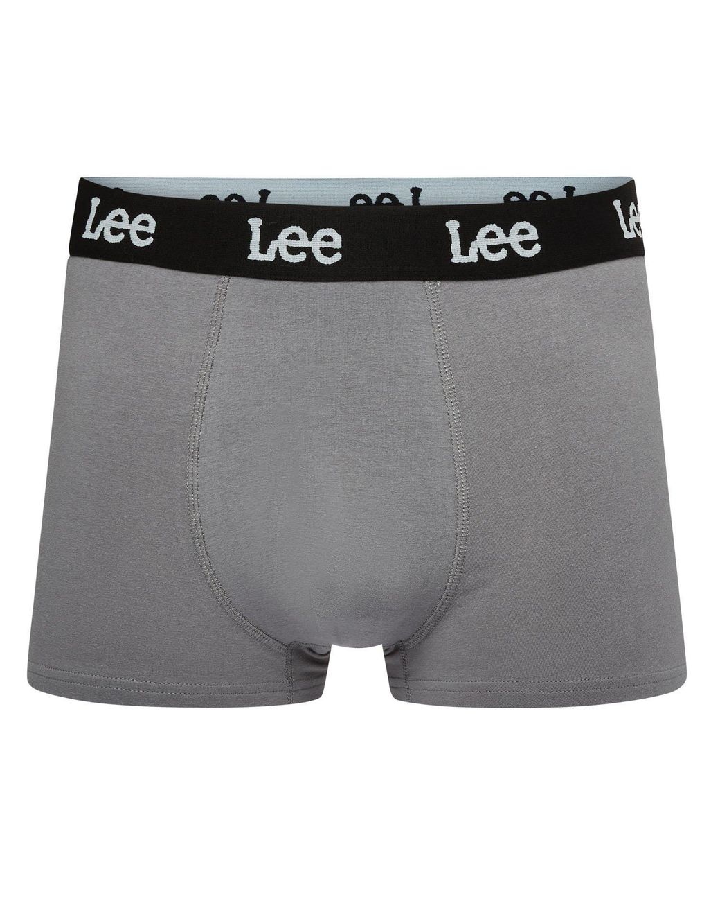 Lee Jeans Gray 3Pk Trunks Putney for men