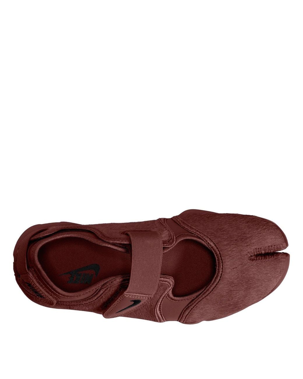 Nike Red Air Rift Leather Low-Top Trainers