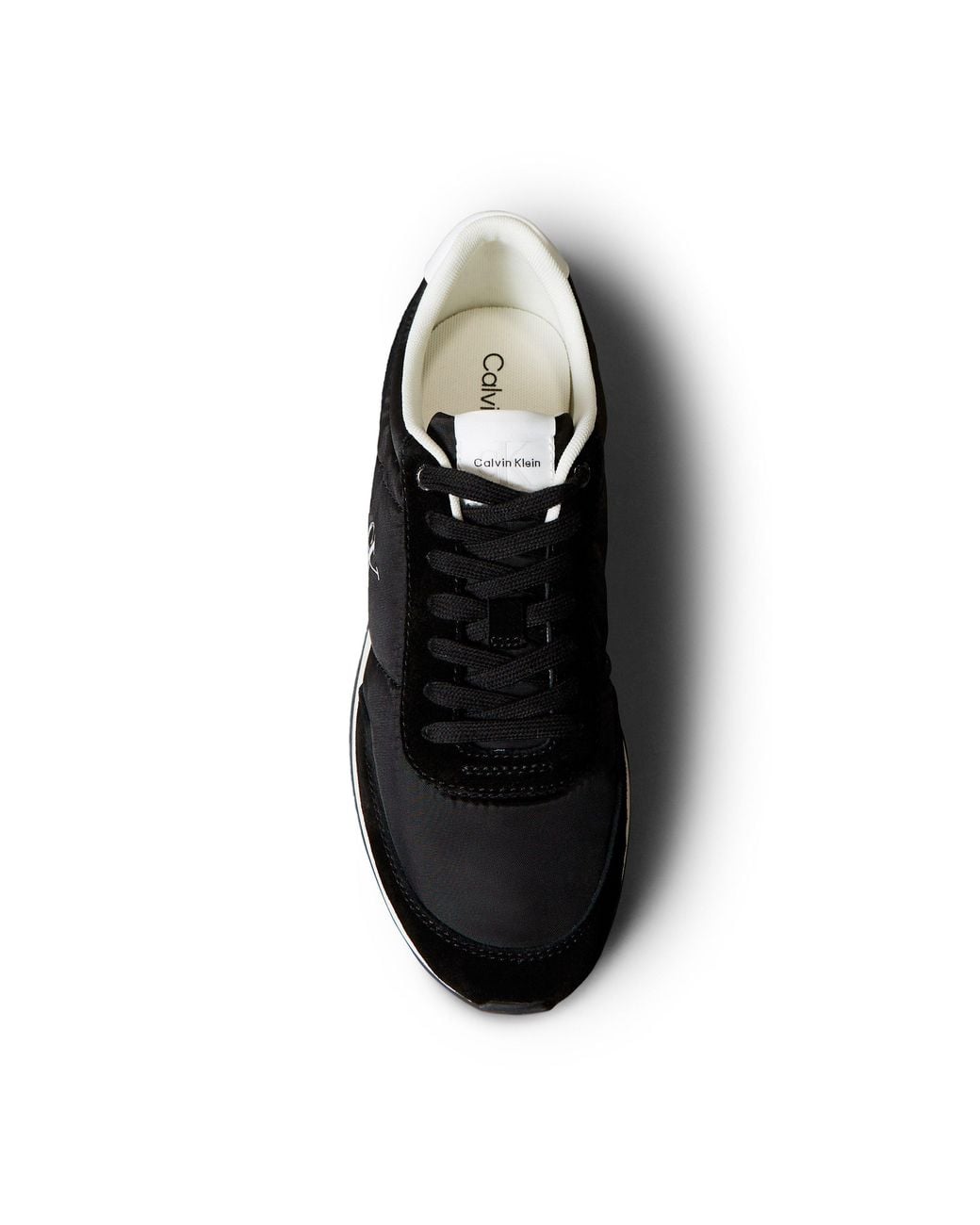 Calvin Klein Black Ck Retro Runners for men