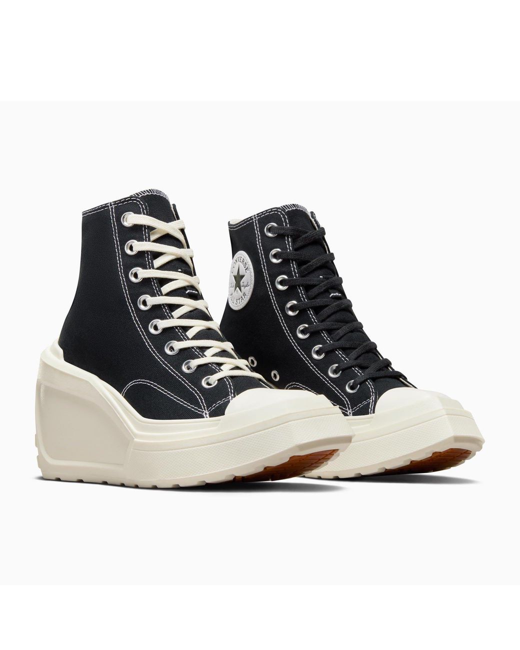 Converse Black Chuck 70 De Luxe Wedge Heeled Sandals
