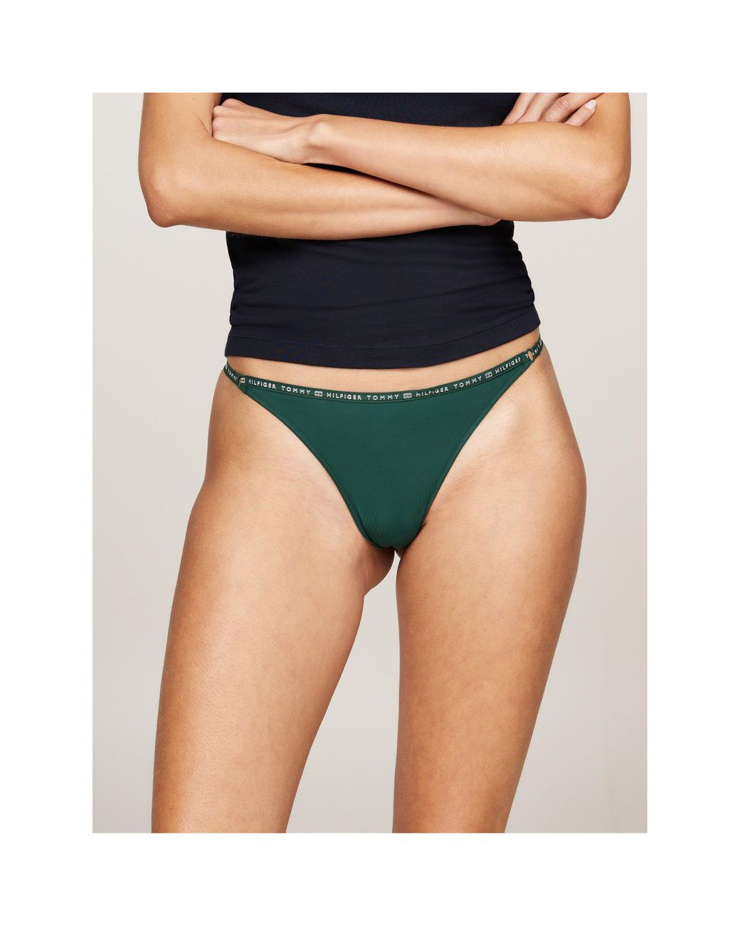 Tommy Hilfiger Blue 3 Pack Micro Thong Gift