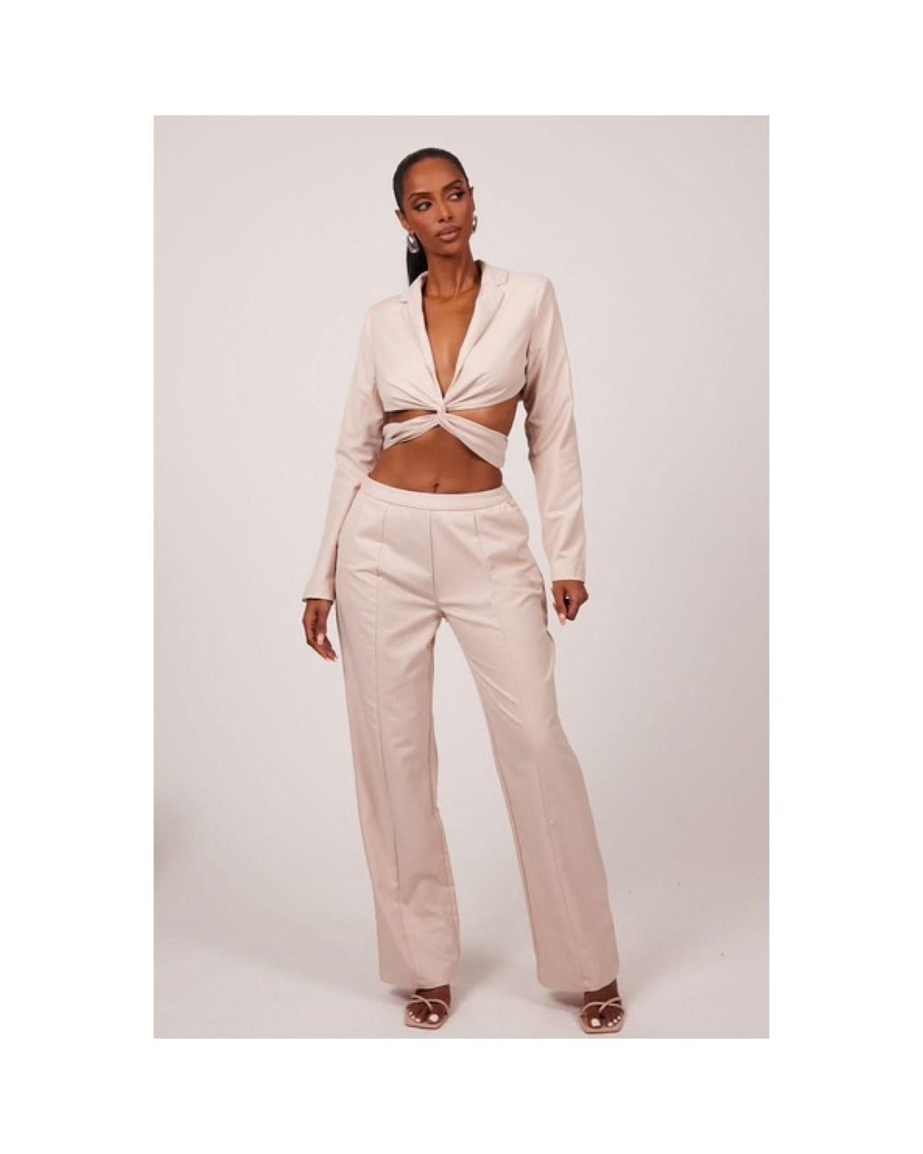 Mars the Label Pink Mtl The Thea Blazer