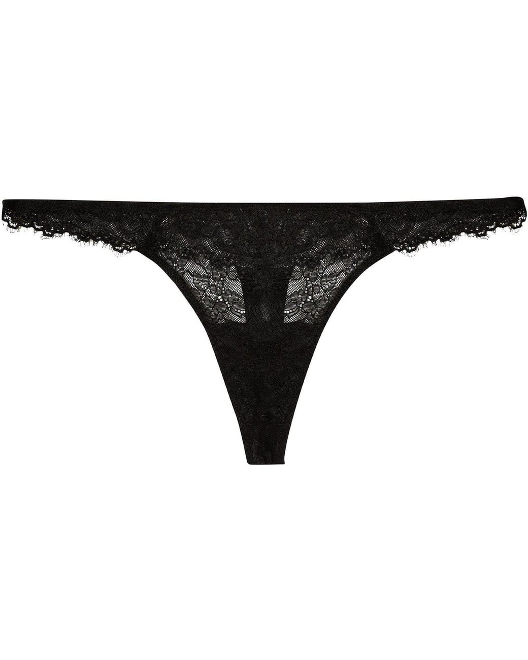 Playful Promises Brown Rosalyn Lace Thong