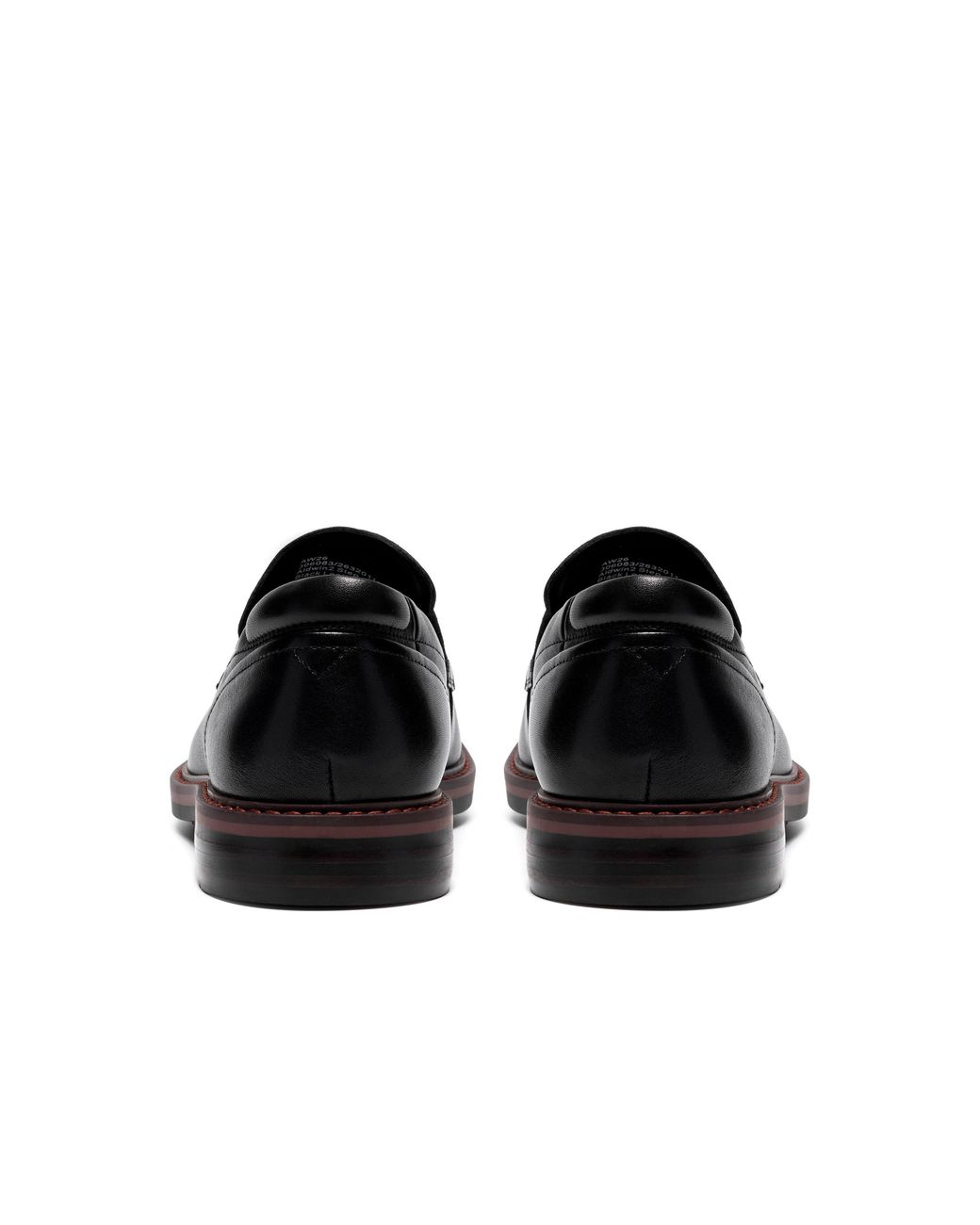 Clarks Black Aldwin Step Leather Loafers for men