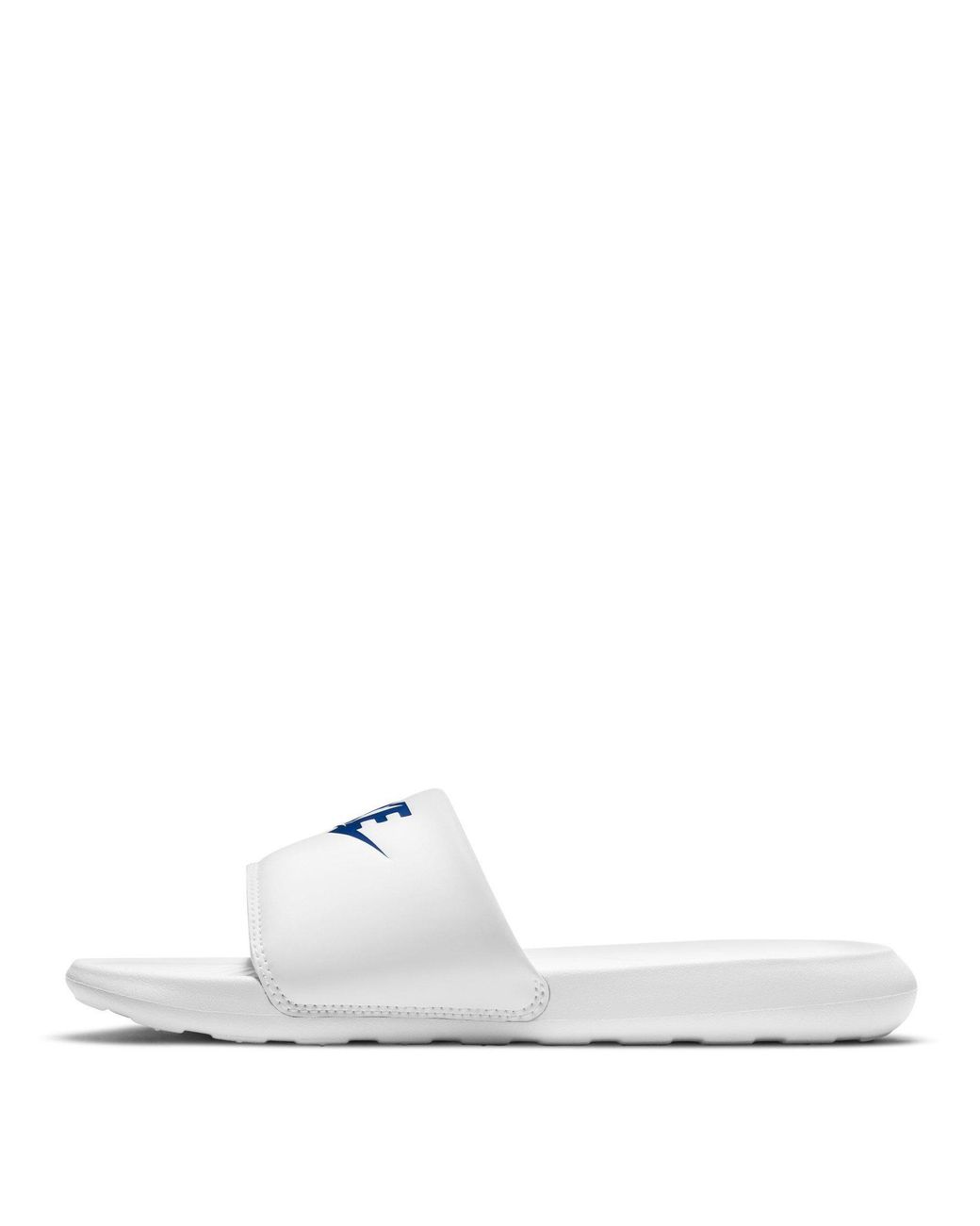 Nike White Victori One Slides for men