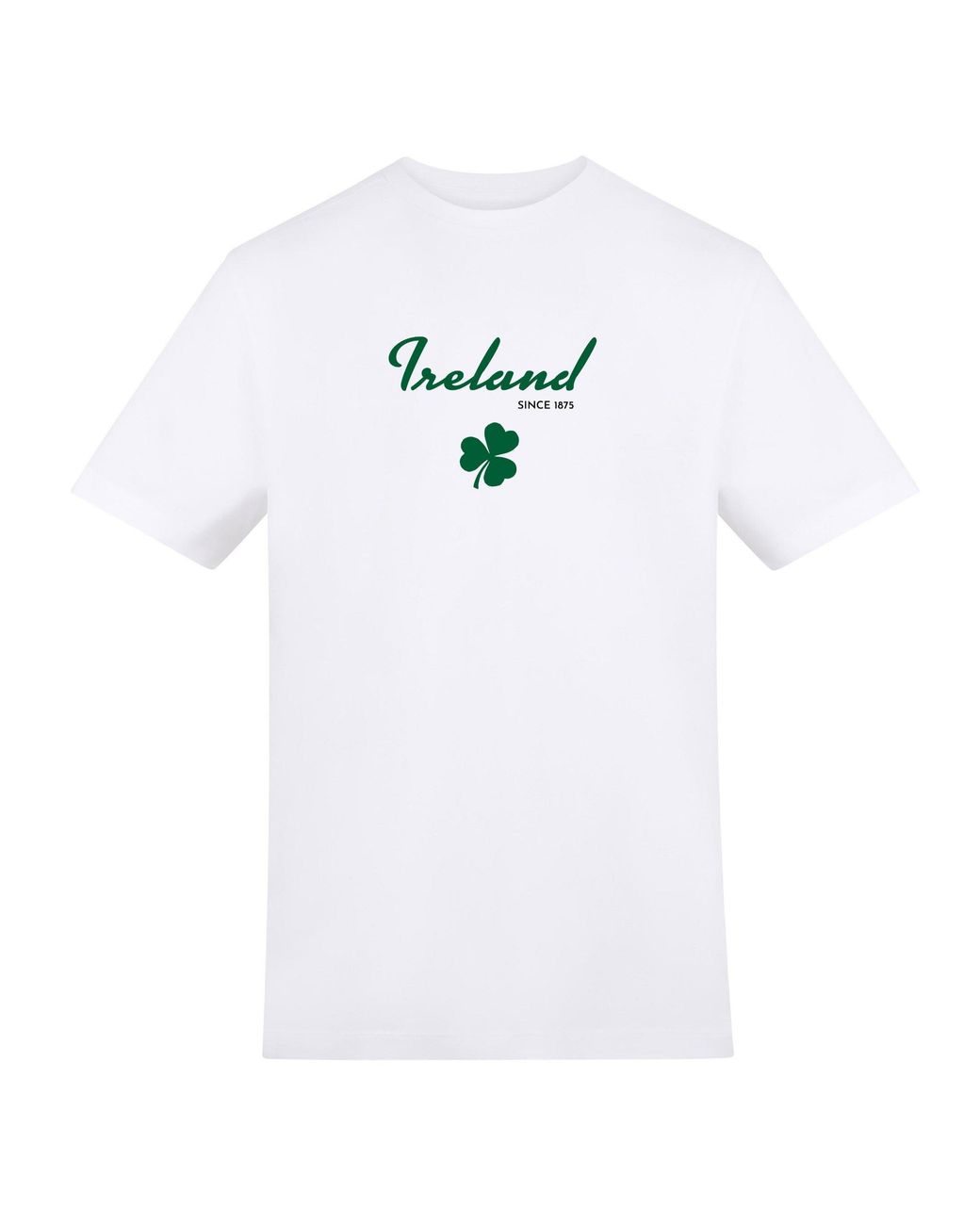 AWD White Adults Printed Ireland Rugby Fan Tee