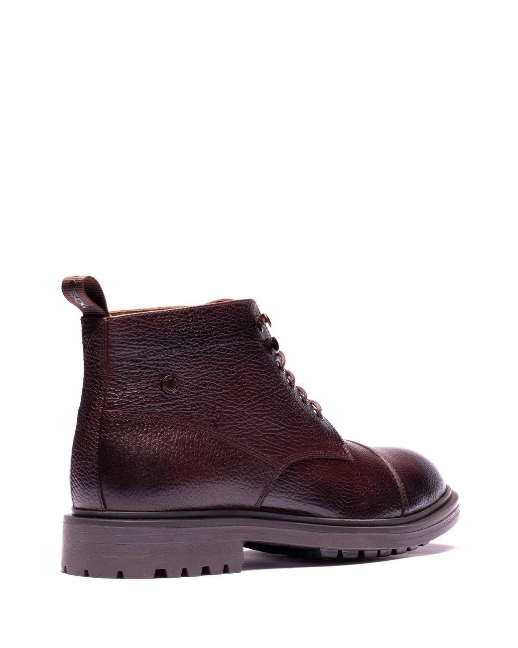Base London Purple Mercer Toe Cap Boot for men
