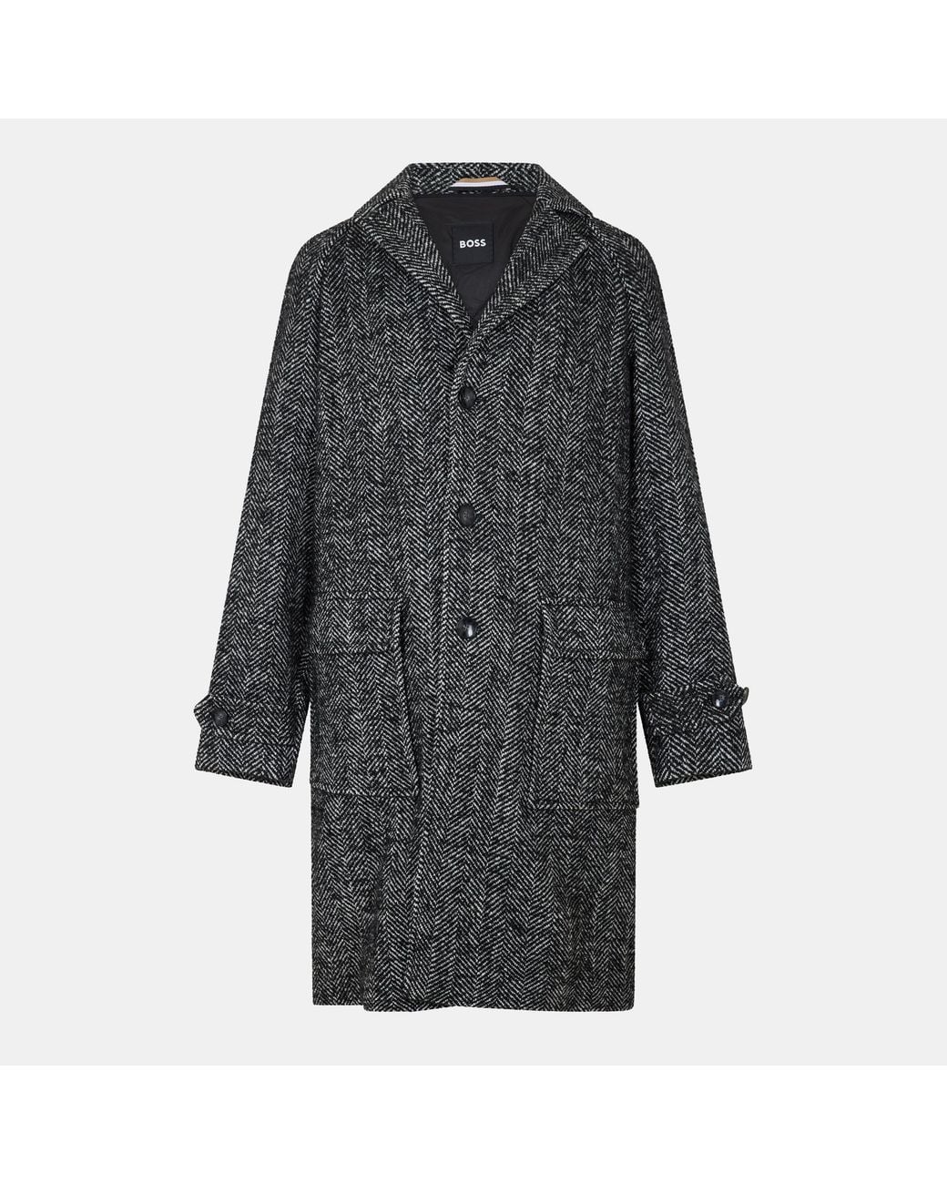 Boss Gray H Cam Flaps Formal for men