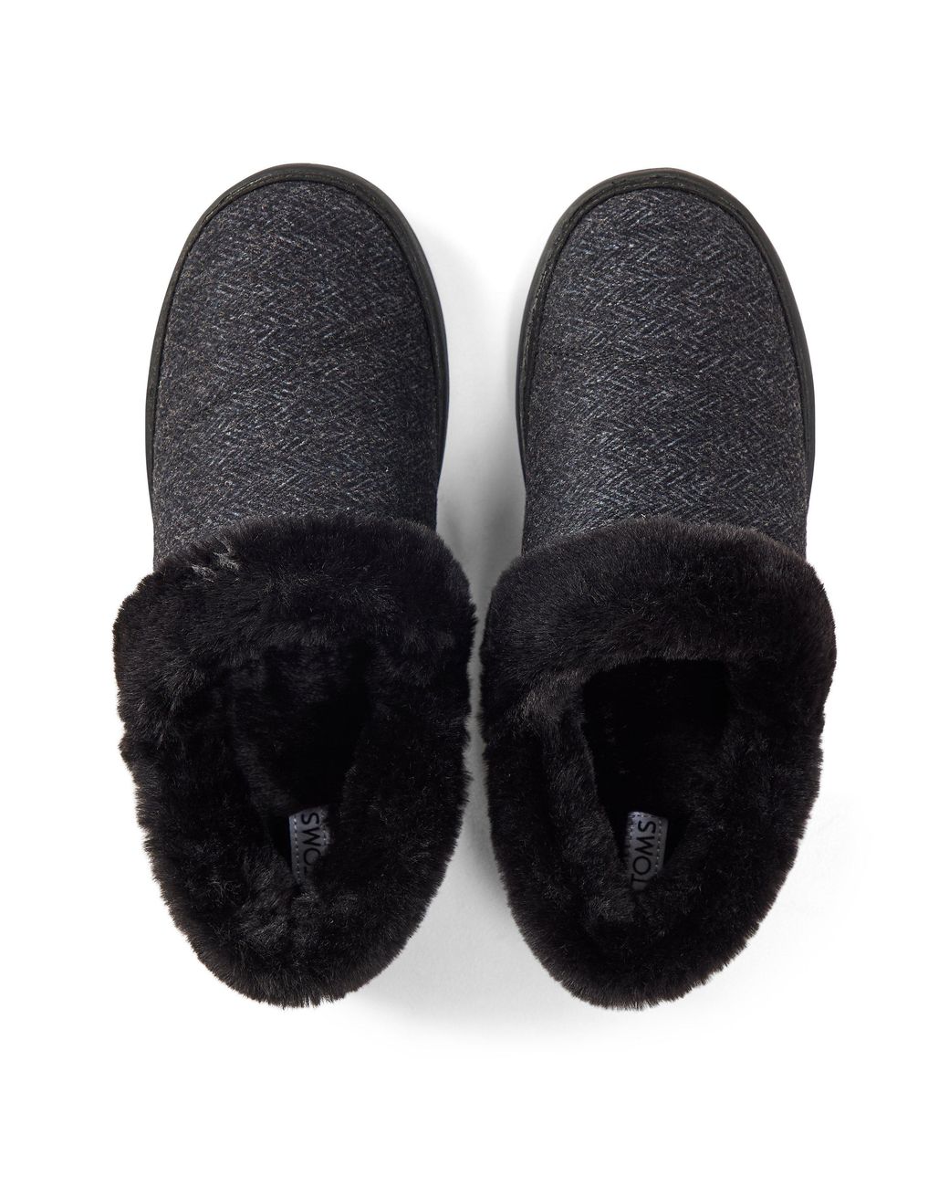 TOMS Black Krystal Mule Sandal