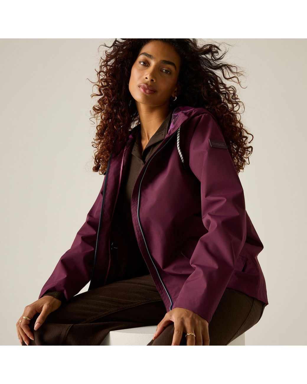 Regatta Purple Bayletta Waterproof Jacket