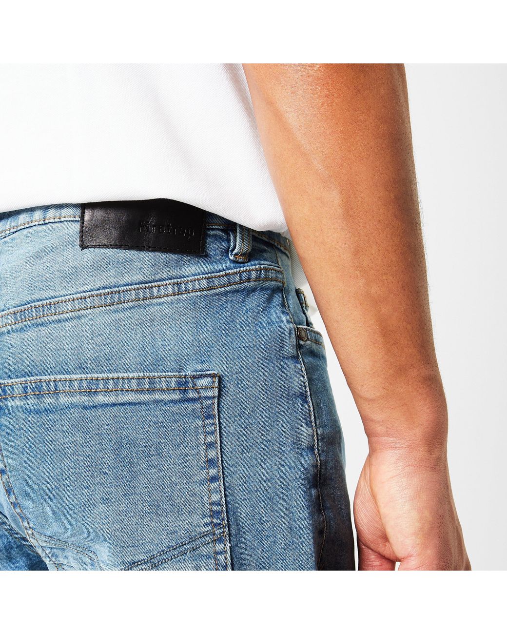 Firetrap Blue Rom Straight Leg Jeans for men