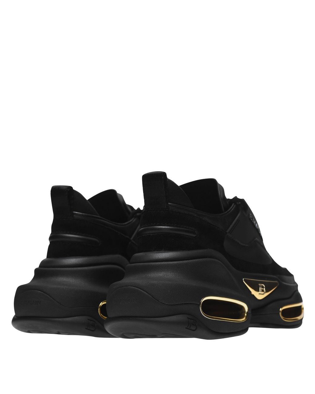 Balmain Black B-Bold Low Top Trainers