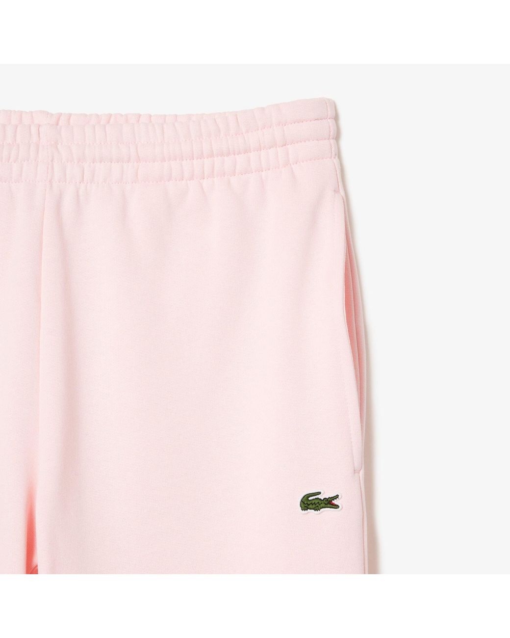 Lacoste Pink Fleece Tracksuit Bottoms for men