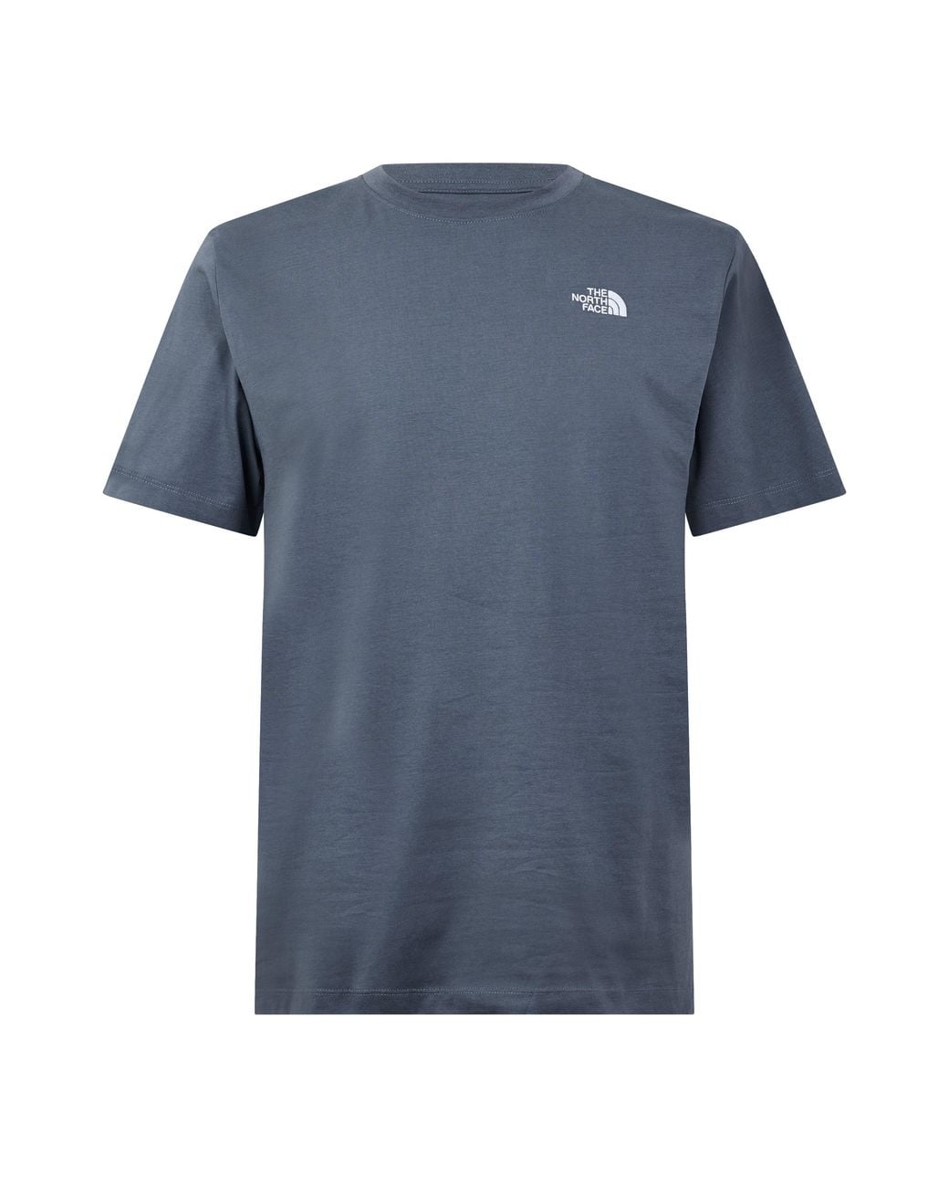 The North Face Blue Regular Fit Simple Dome T-Shirt for men